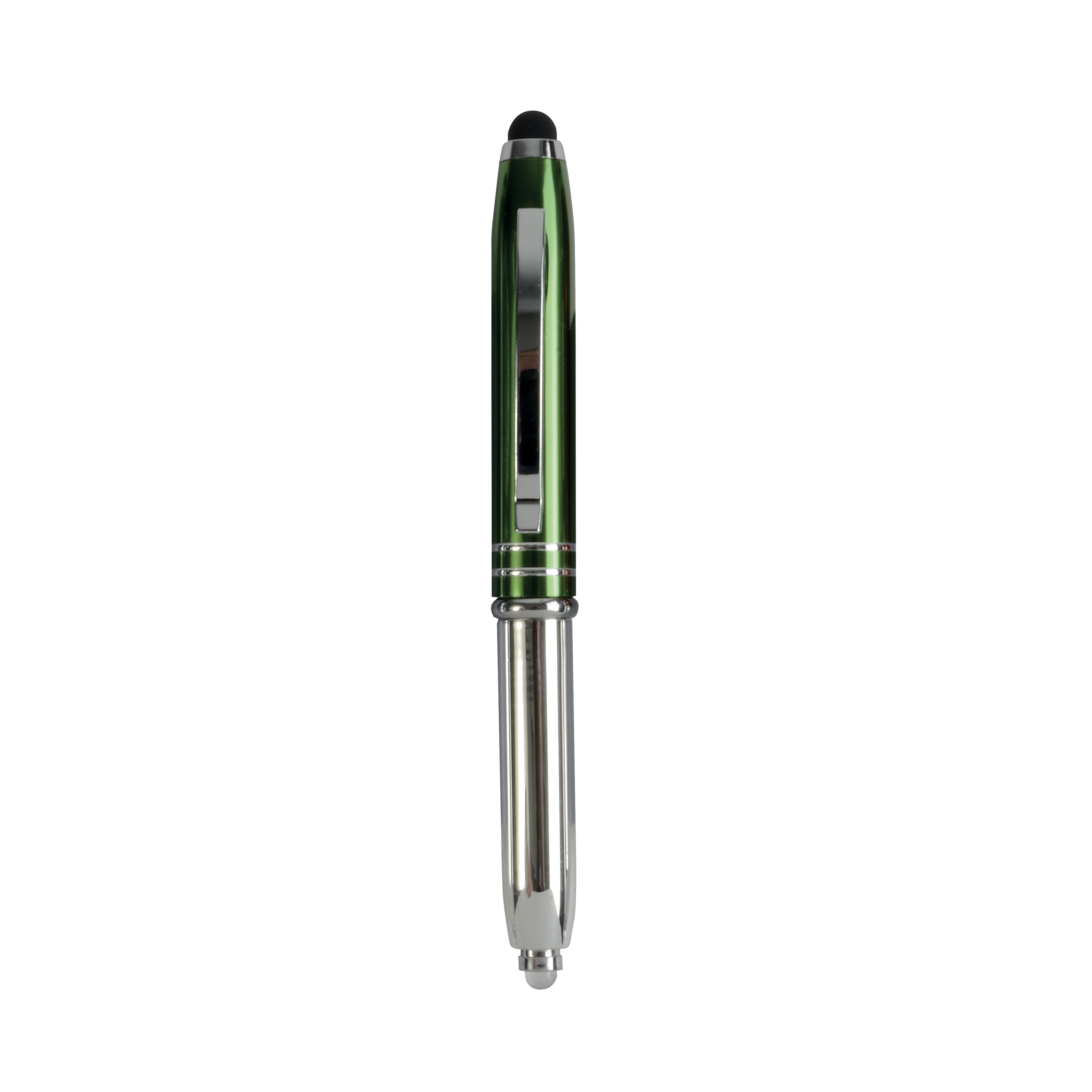 Immagine Mini-penna a sfera con luce e gommino per touch screen