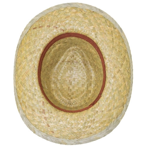 Immagine CAPPELLO DI PAGLIA VERDE CON NASTRO INTERNO 