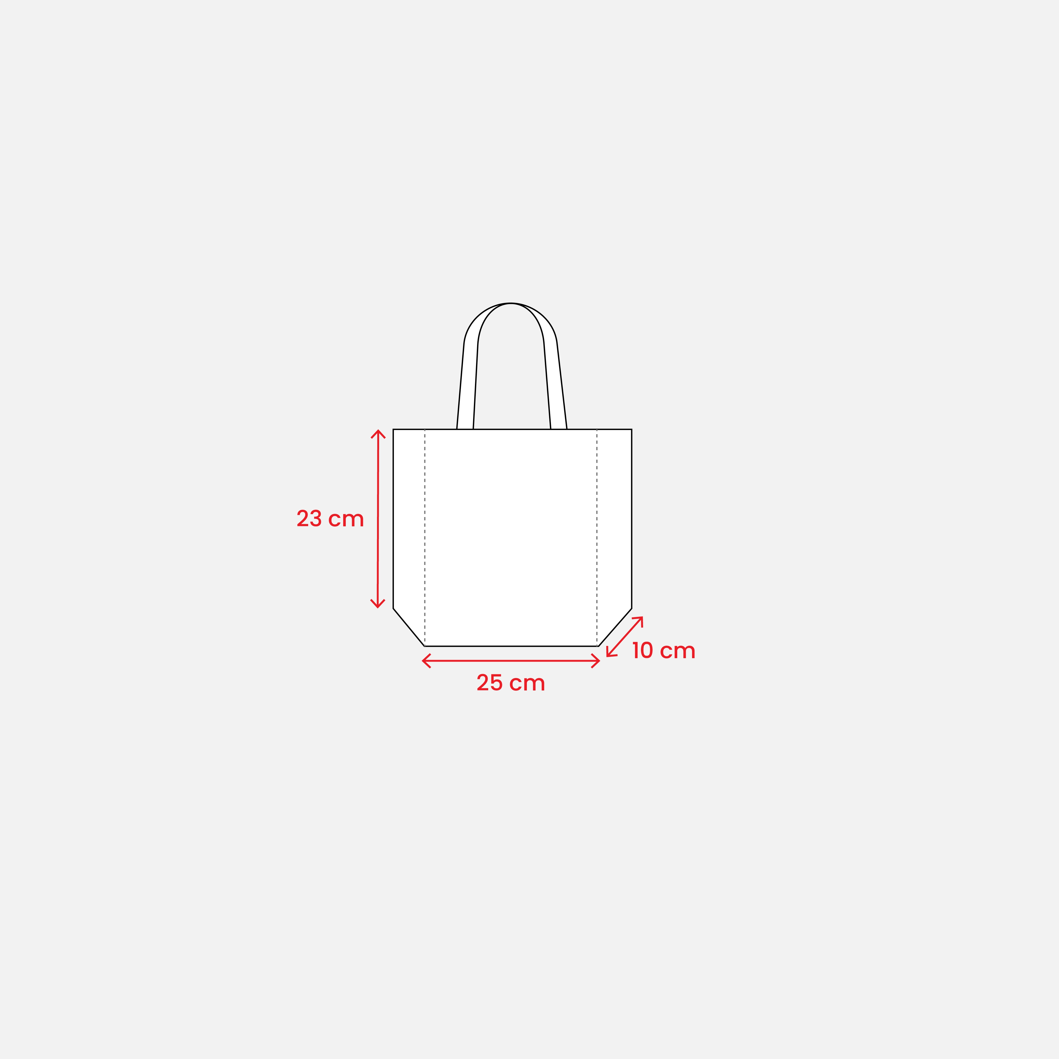 Immagine Mini shopper in TNT laminato metallizzata, manici corti e soffietto