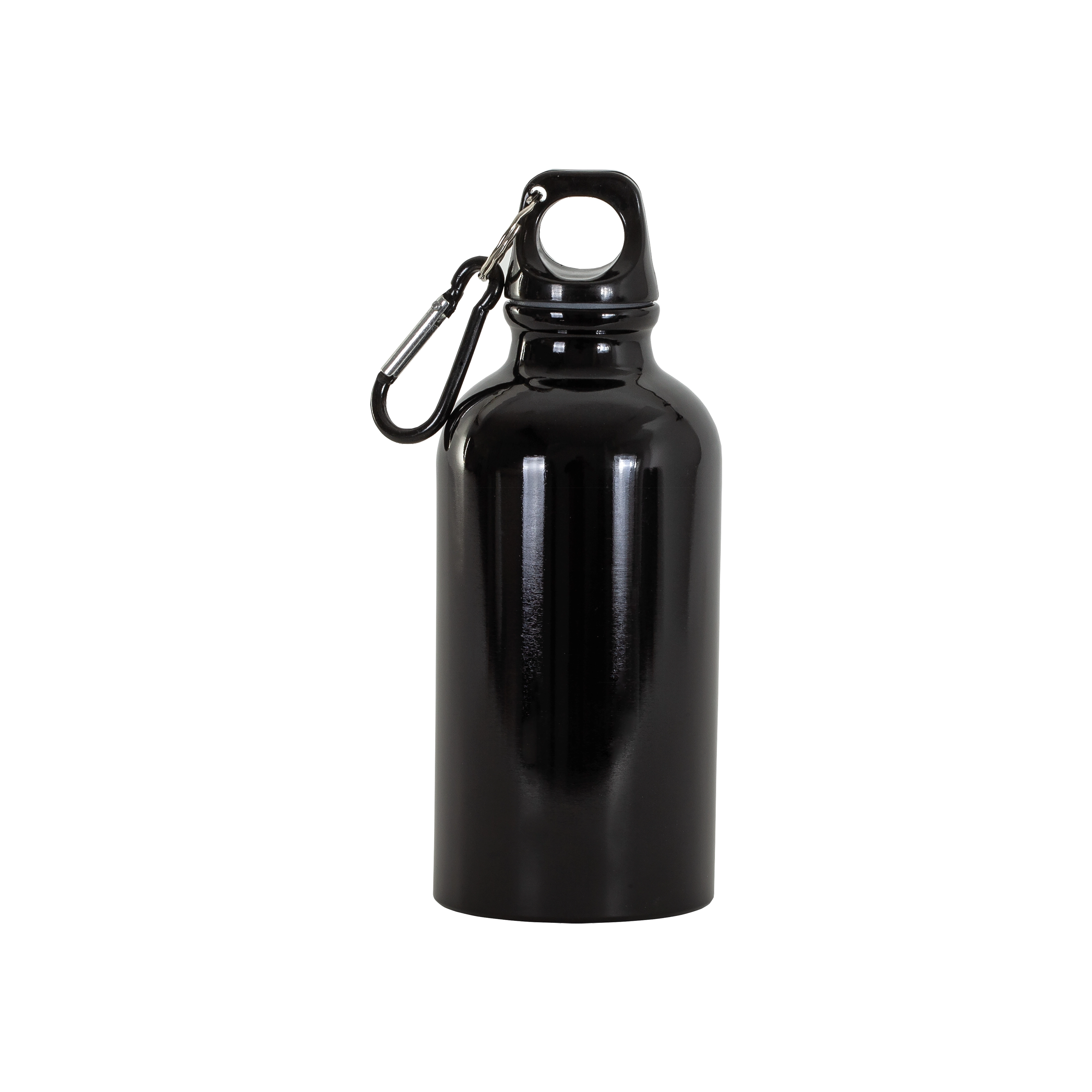 Immagine Borraccia in alluminio con moschettone, 400ml