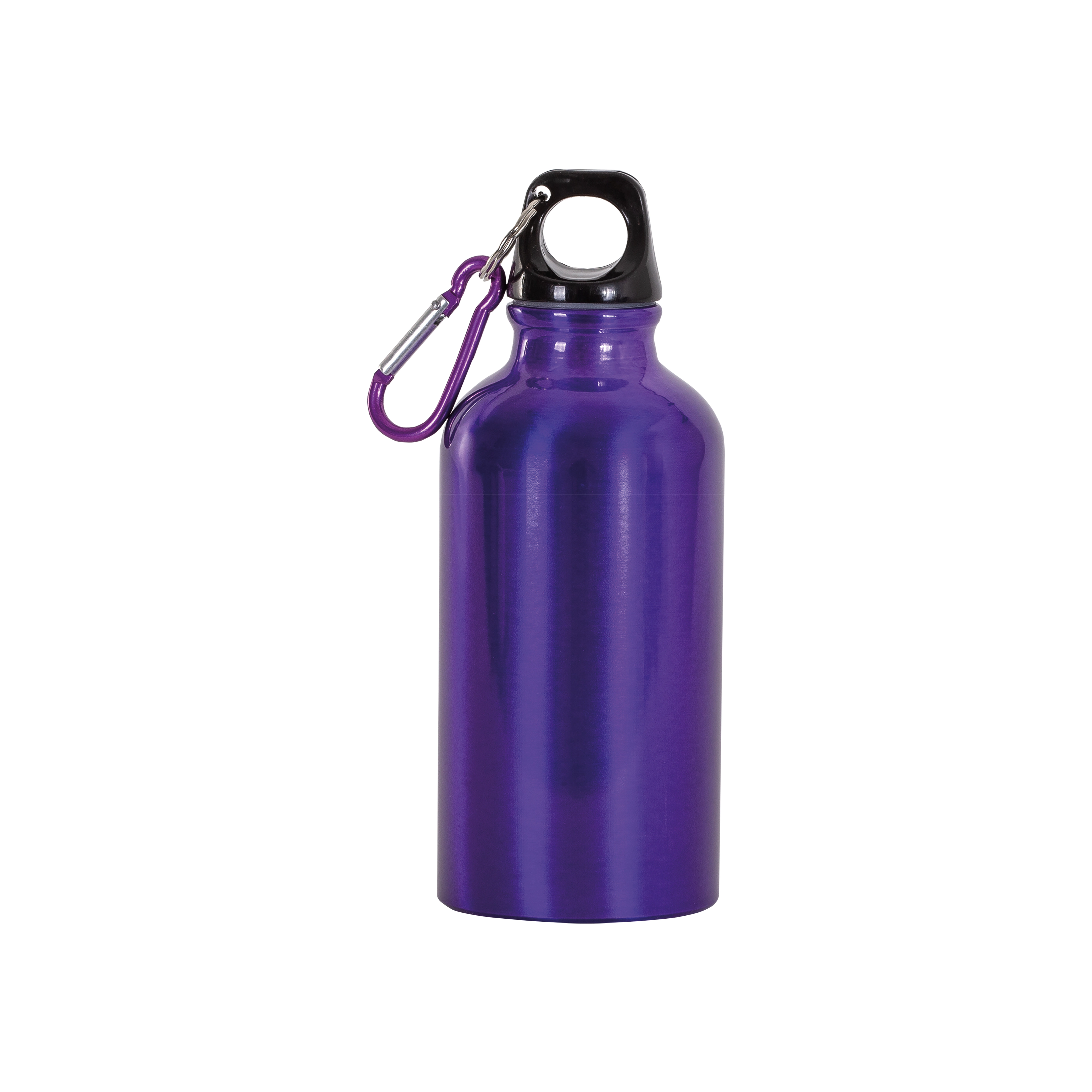 Immagine Borraccia in alluminio con moschettone, 400ml