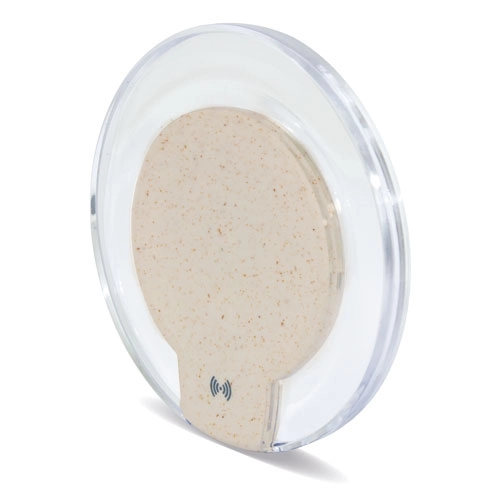 Immagine CARICABATTERIE WIRELESS 10W FIBRA DI GRANO 