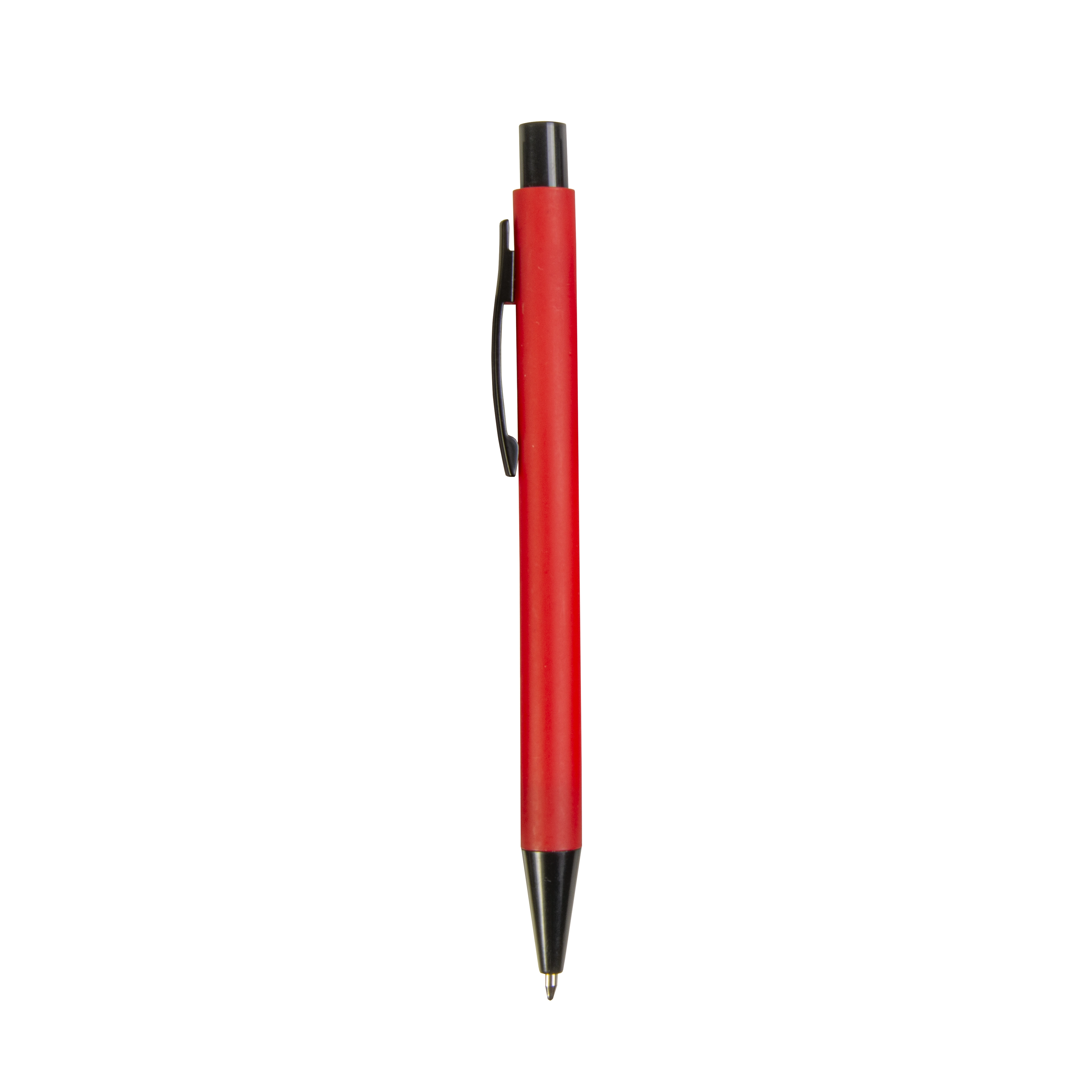 Immagine Penna a scatto in plastica con clip in metallo
