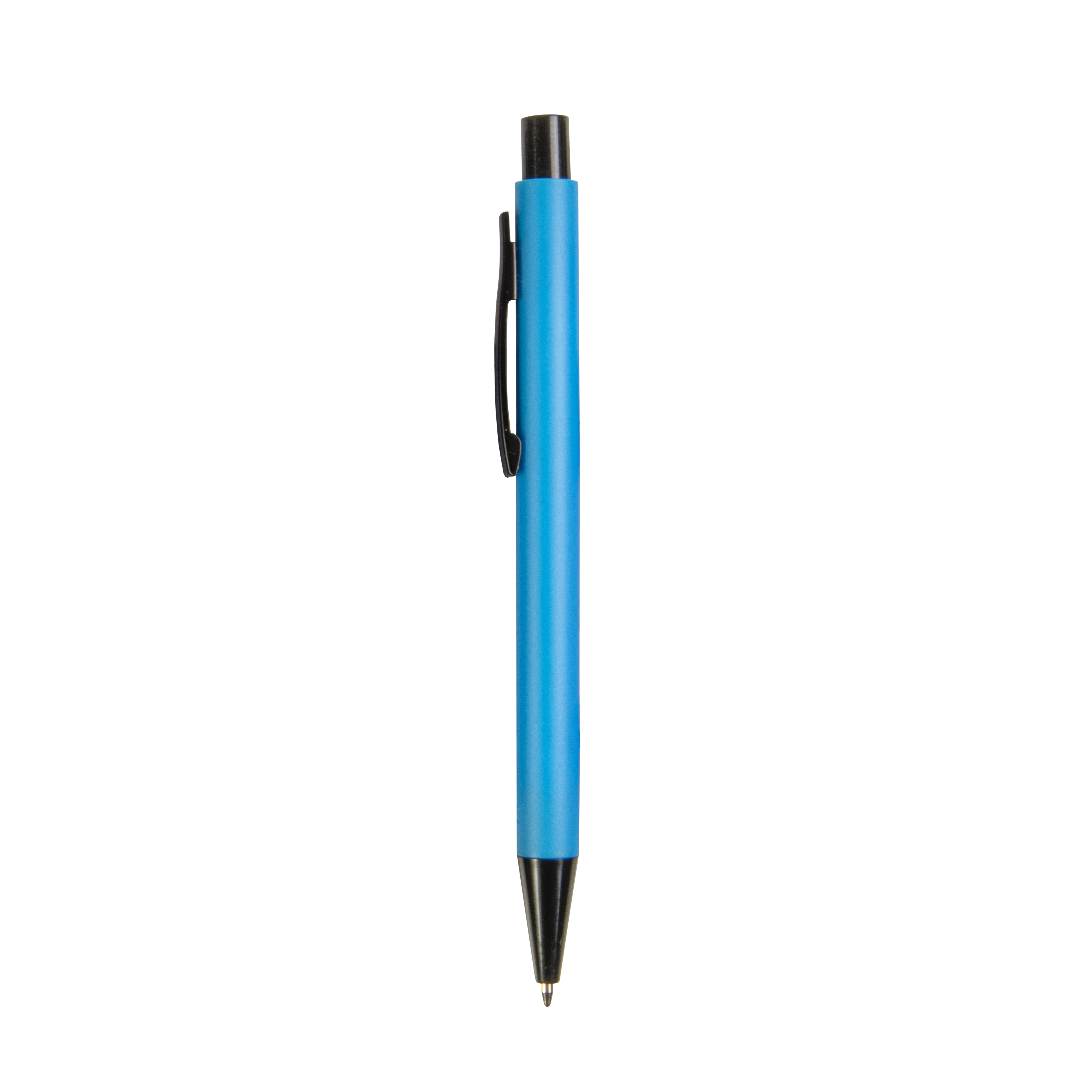 Immagine Penna a scatto in plastica con clip in metallo