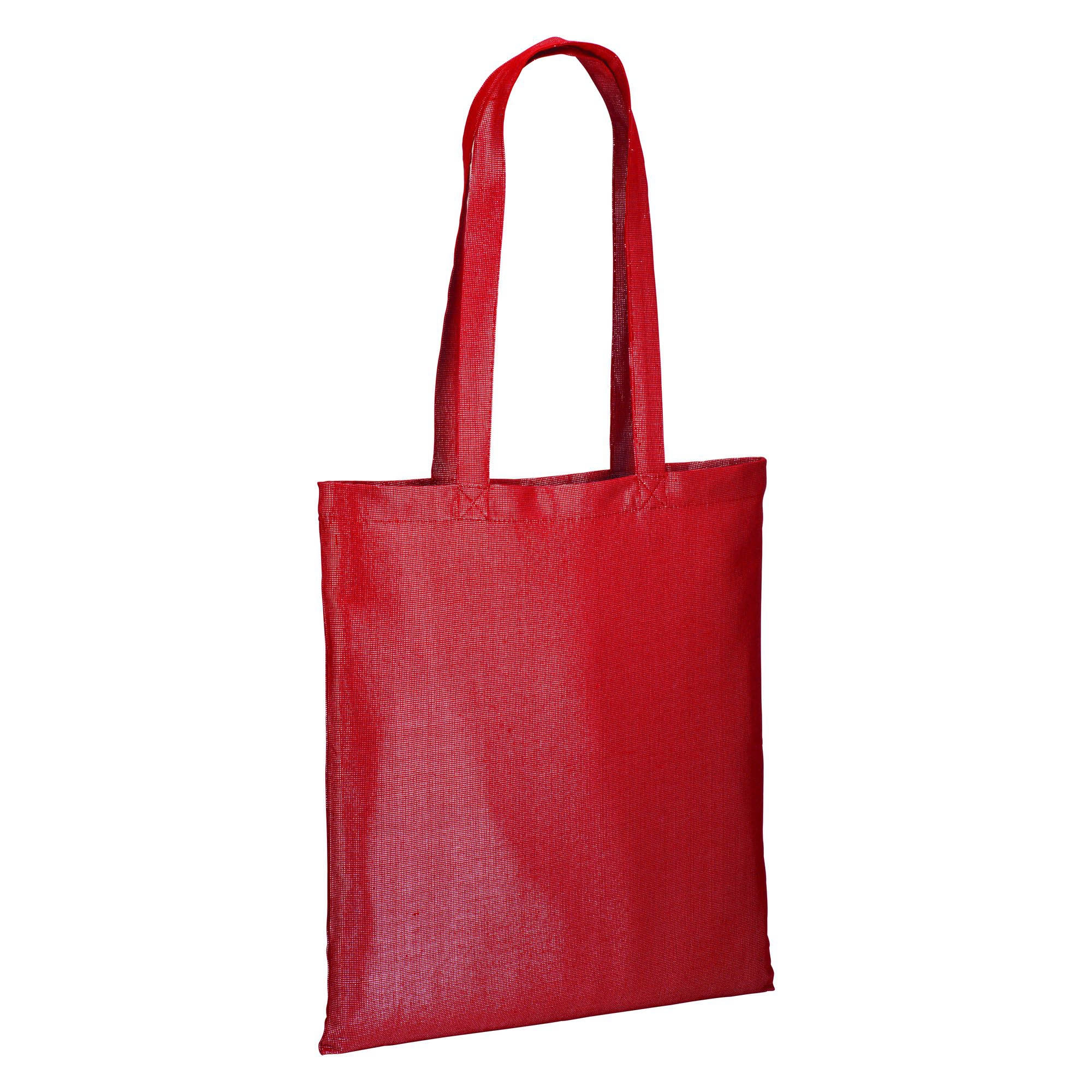Immagine Shopper in policotone brillante 150g/m2, manici lunghi