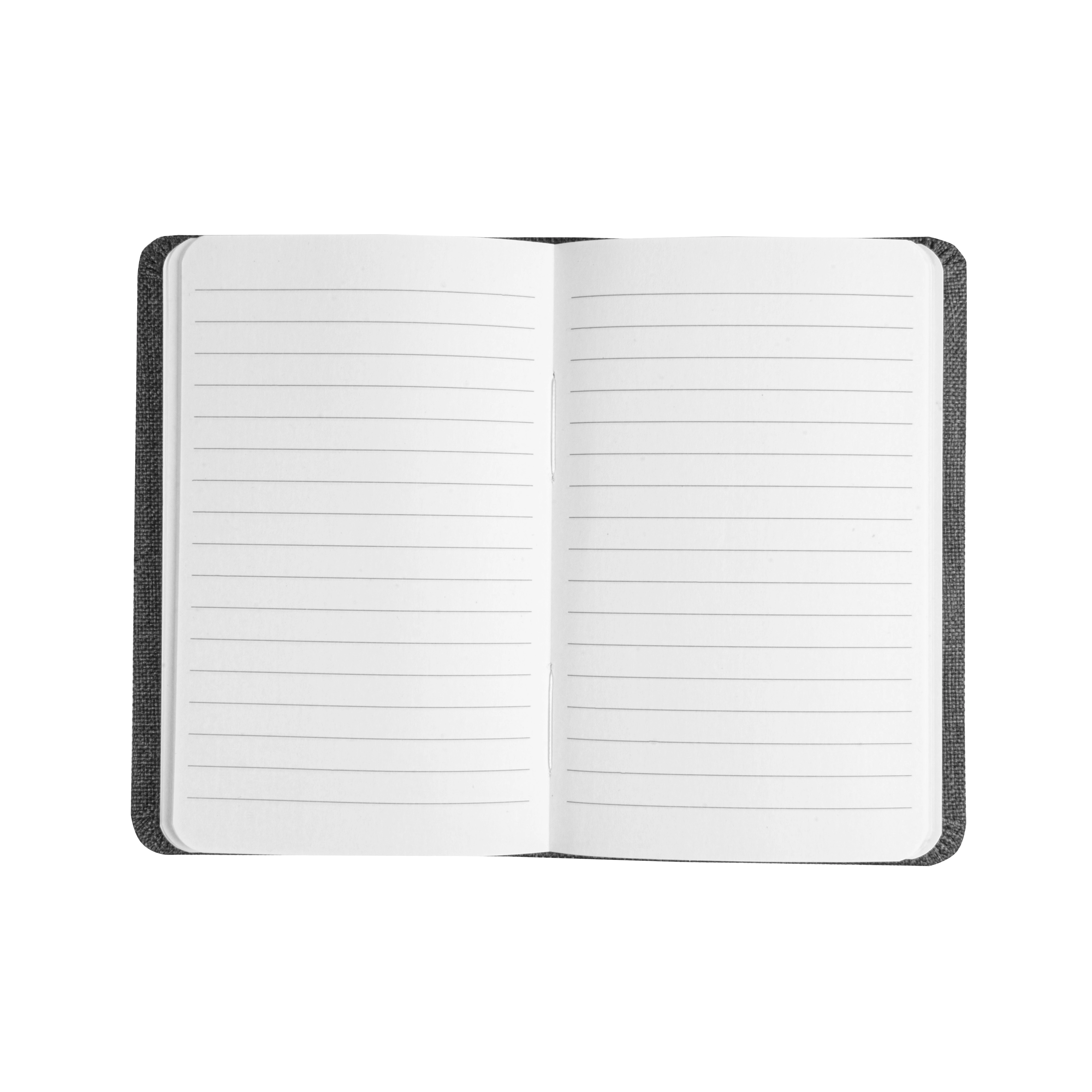 Immagine Quaderno con copertina in R-Pet, con elastico, fogli a righe color bianco