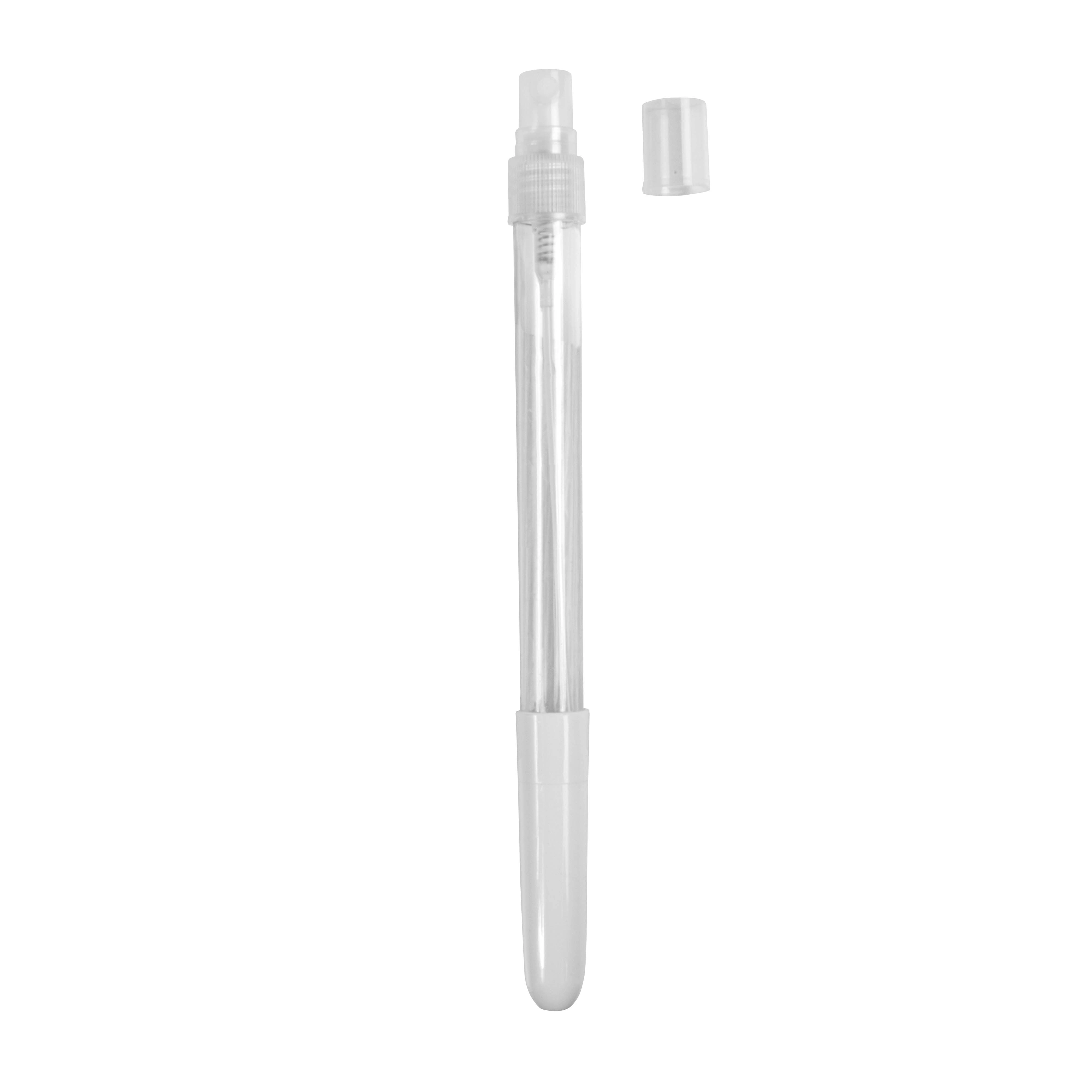 Immagine Penna a sfera in ABS con erogatore spray da 10 ml riempibile (liquido non incluso)