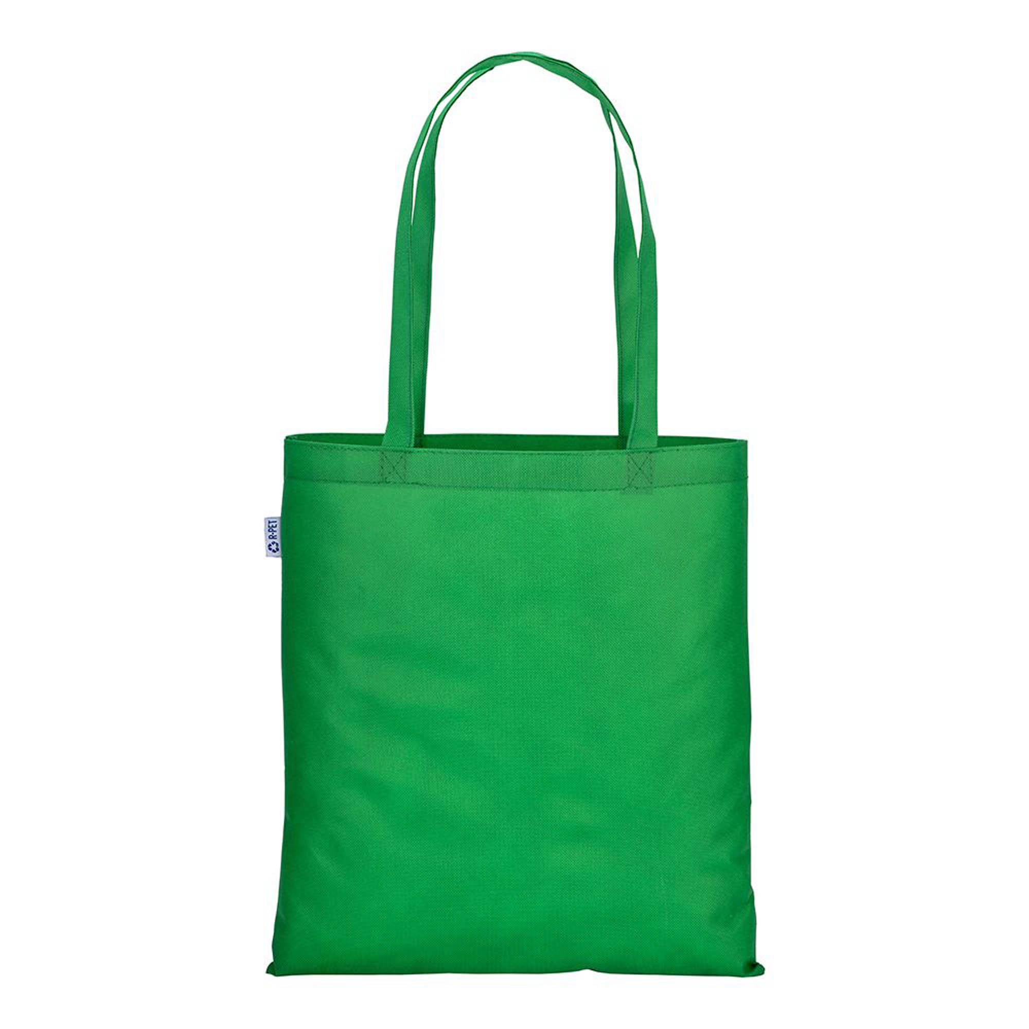 Immagine Shopper in R-pet 80g/m2, manici lunghi