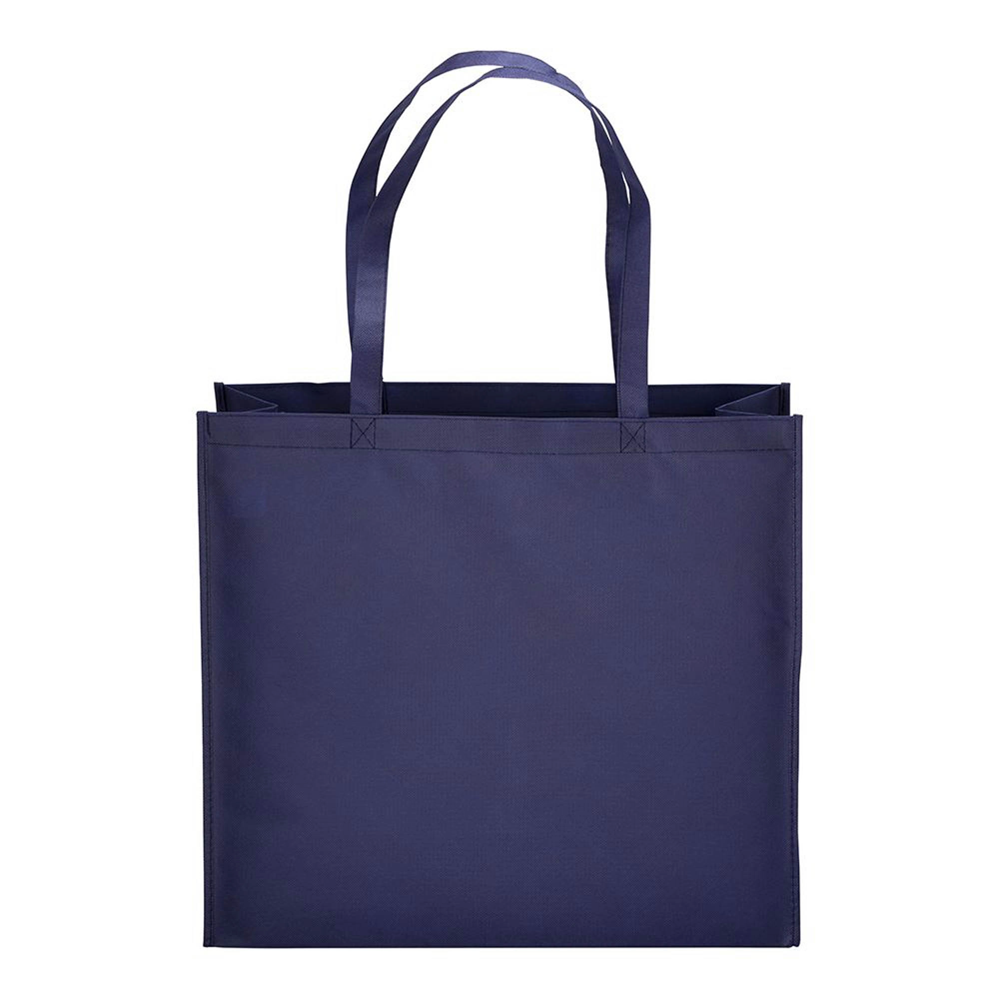 Immagine Shopper con soffietto in R-pet 80g/m2, manici lunghi