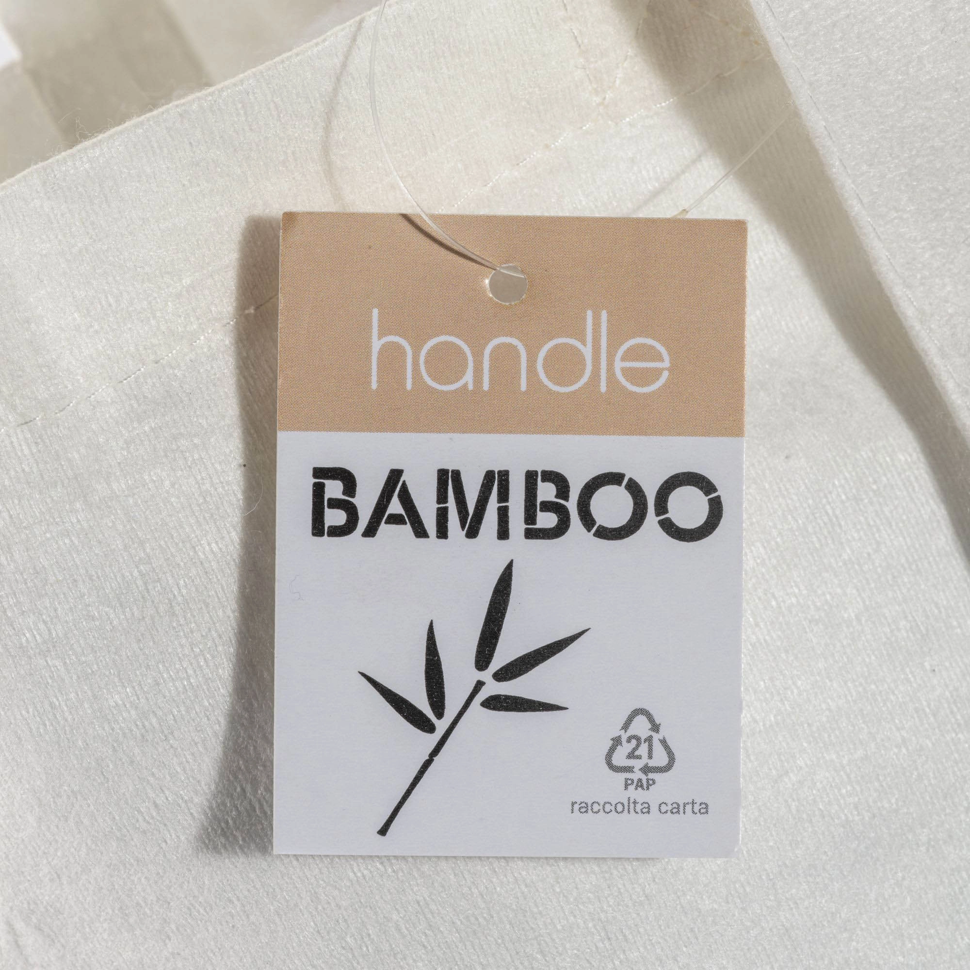 Immagine Shopper in fibra di bambù 135 g/m2, manici lunghi