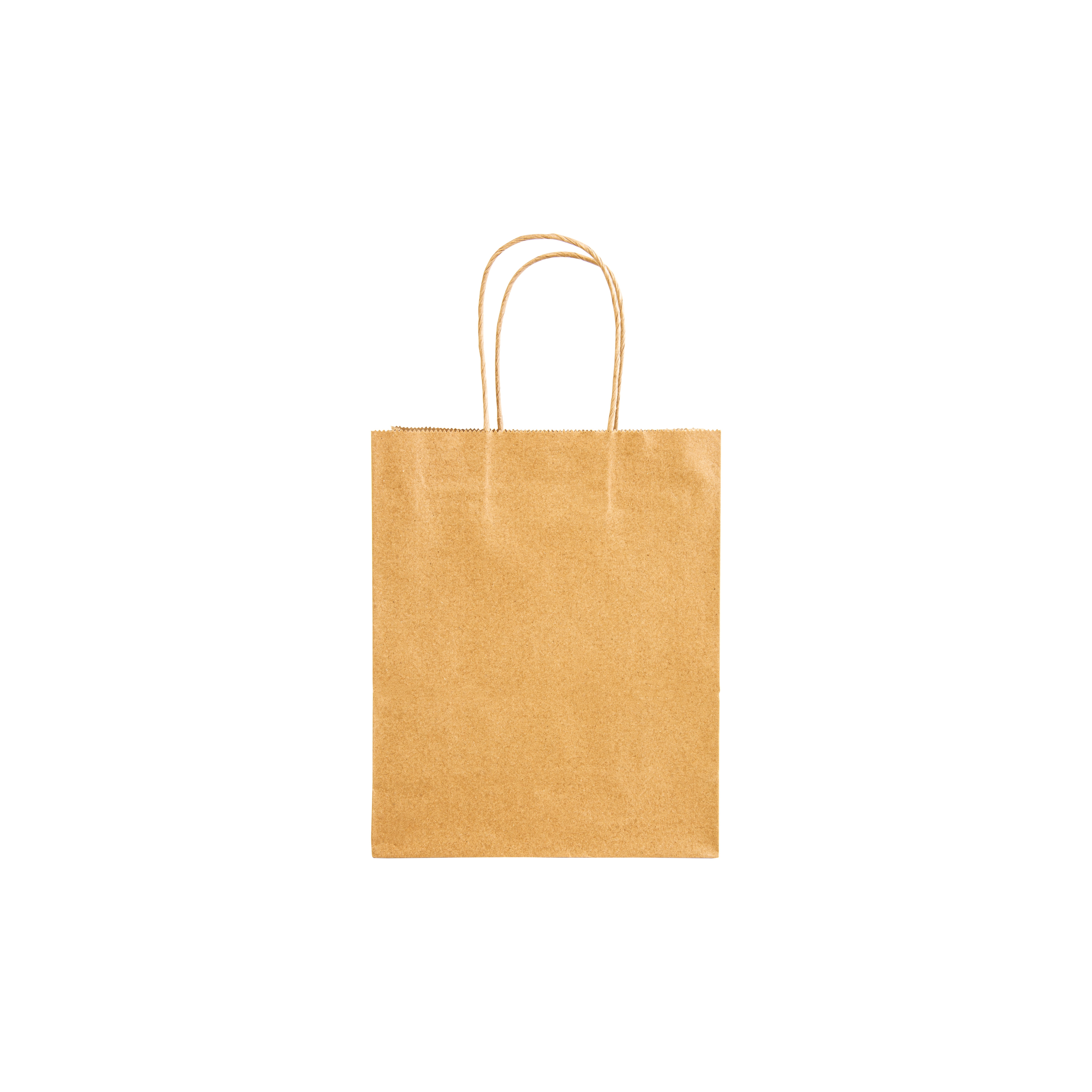 Immagine Shopper in carta riciclata 100 gr/m2 con soffietto