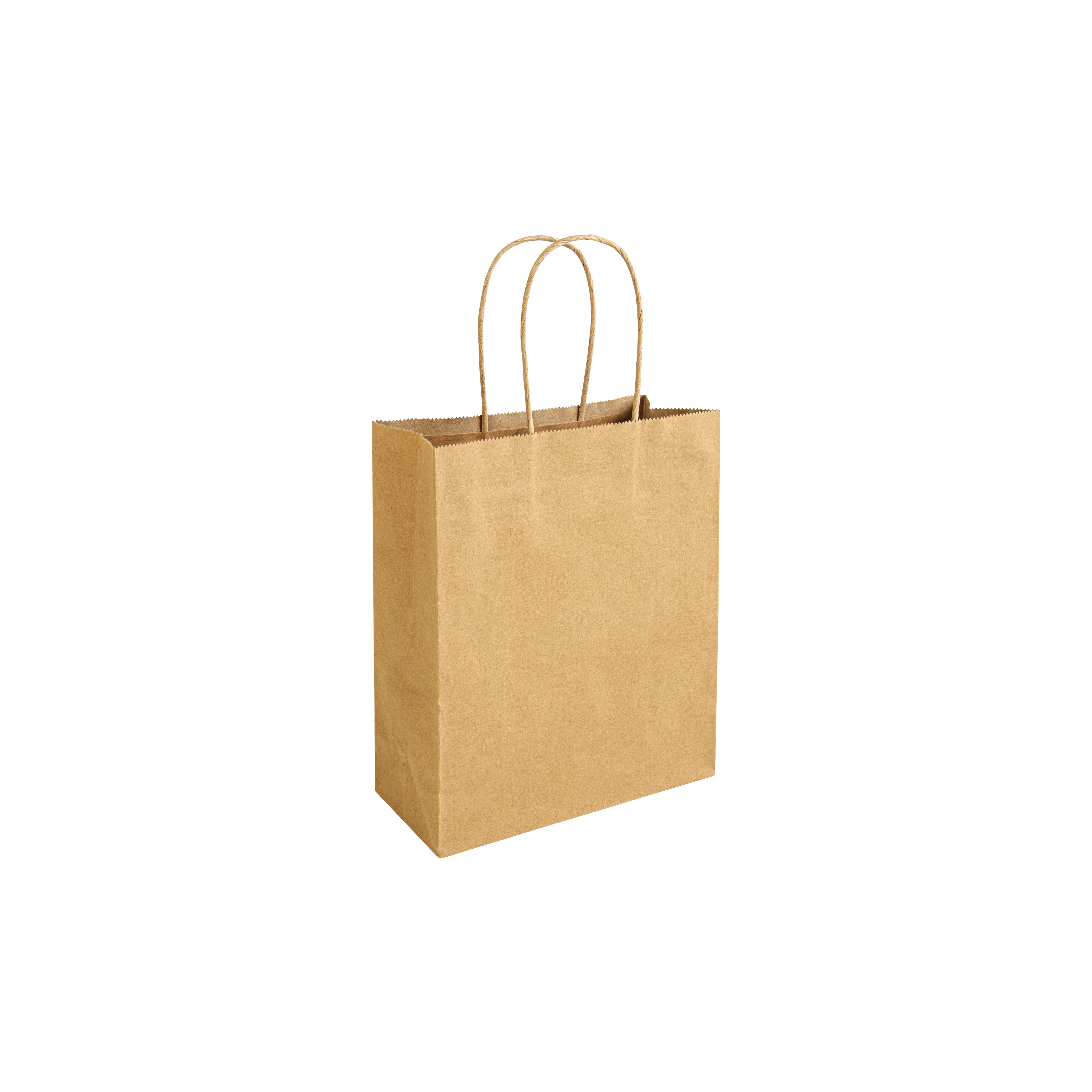 Immagine Shopper in carta riciclata 100 gr/m2 con soffietto