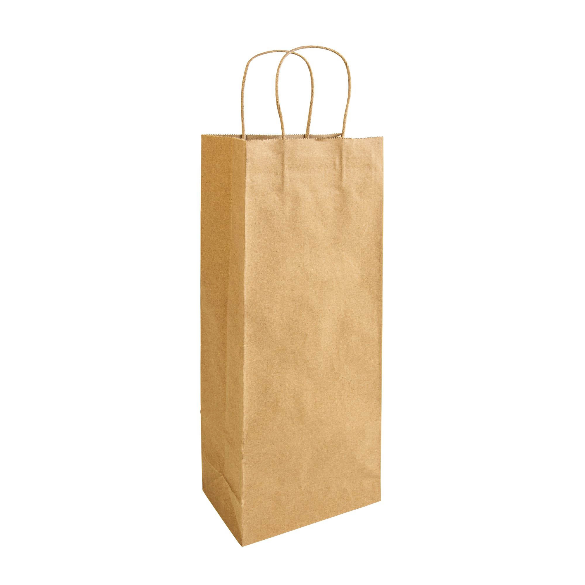 Immagine Shopper in carta riciclata 100 gr/m2 con soffietto