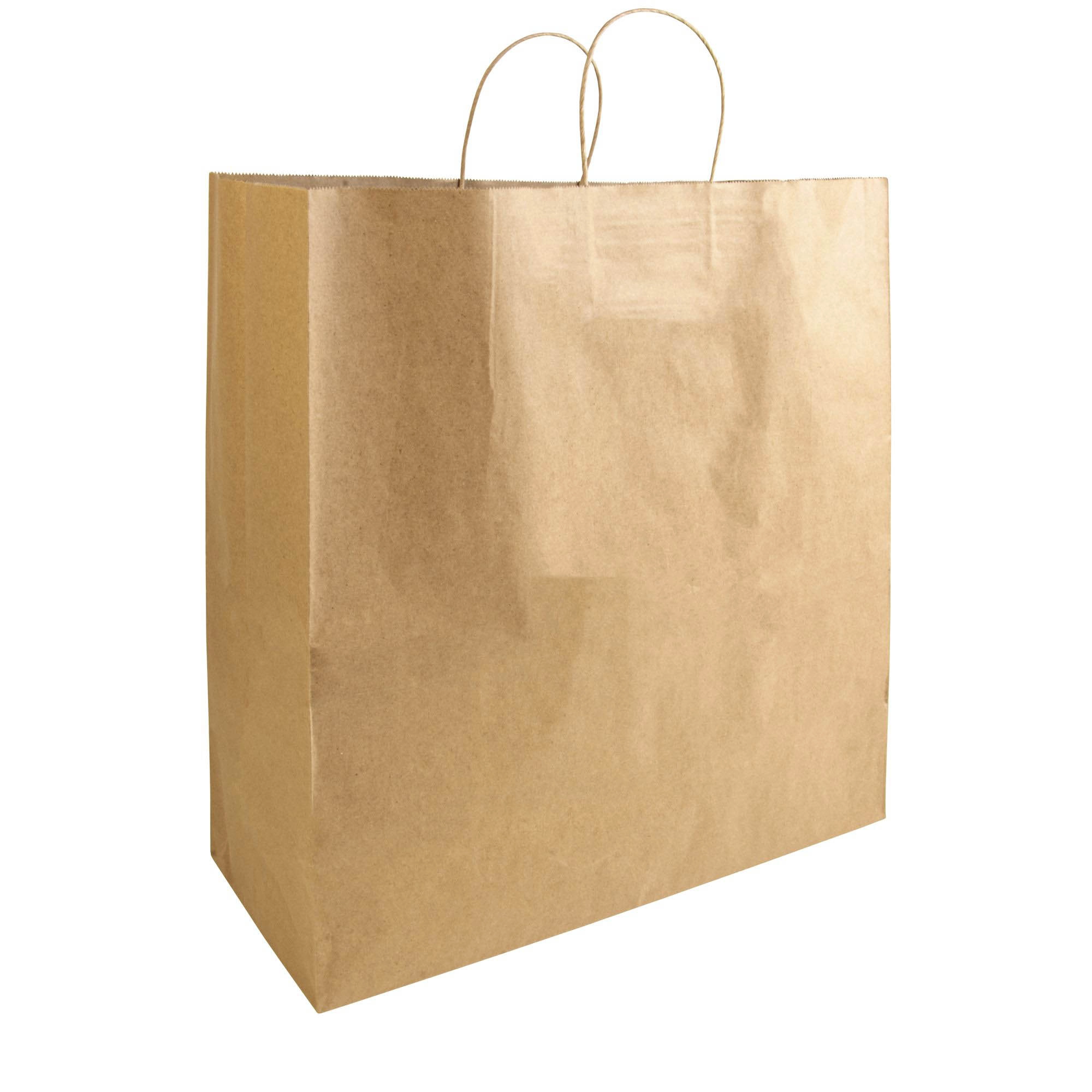 Immagine Shopper in carta riciclata 100 gr/m2 con soffietto