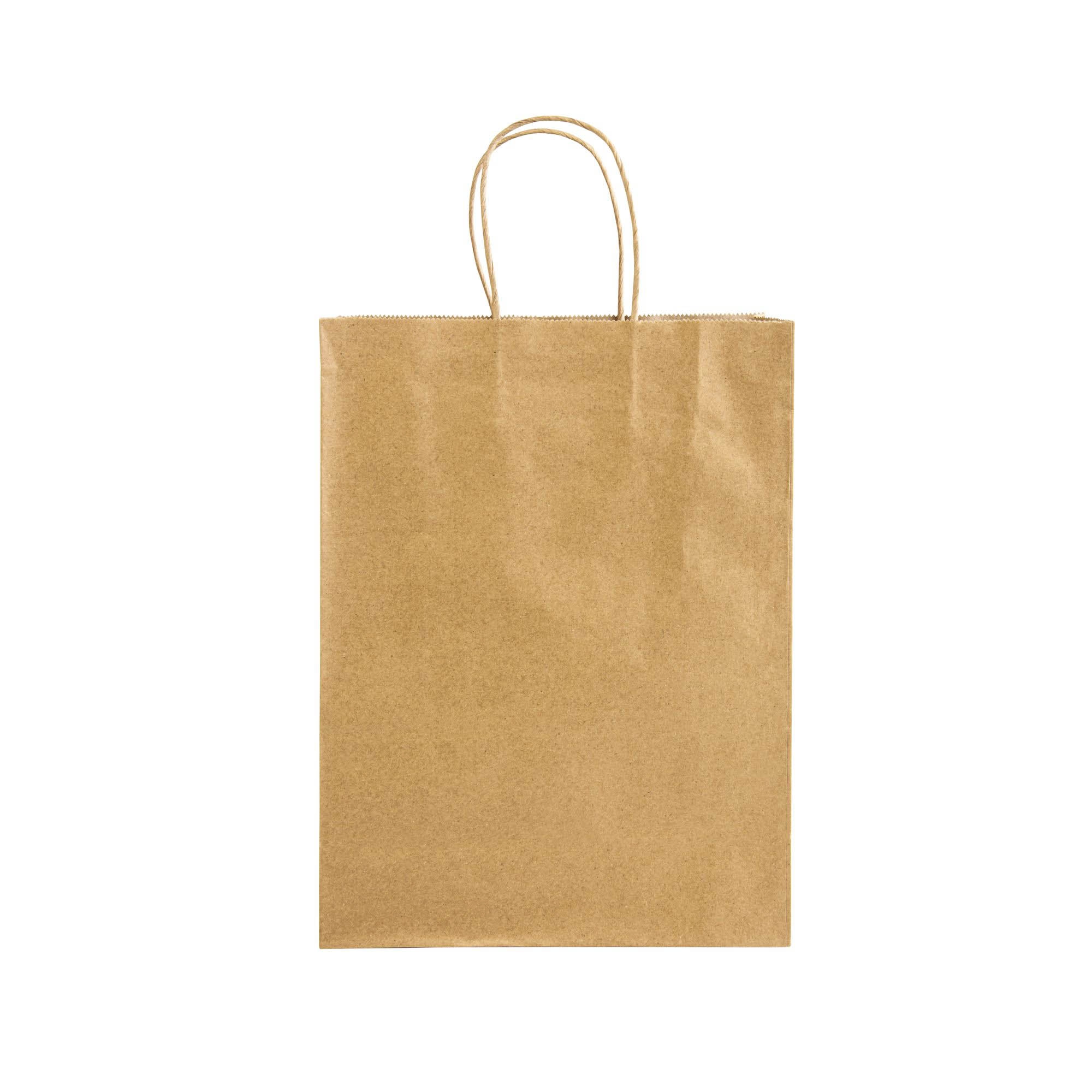 Immagine Shopper in carta riciclata 100 gr/m2 con soffietto