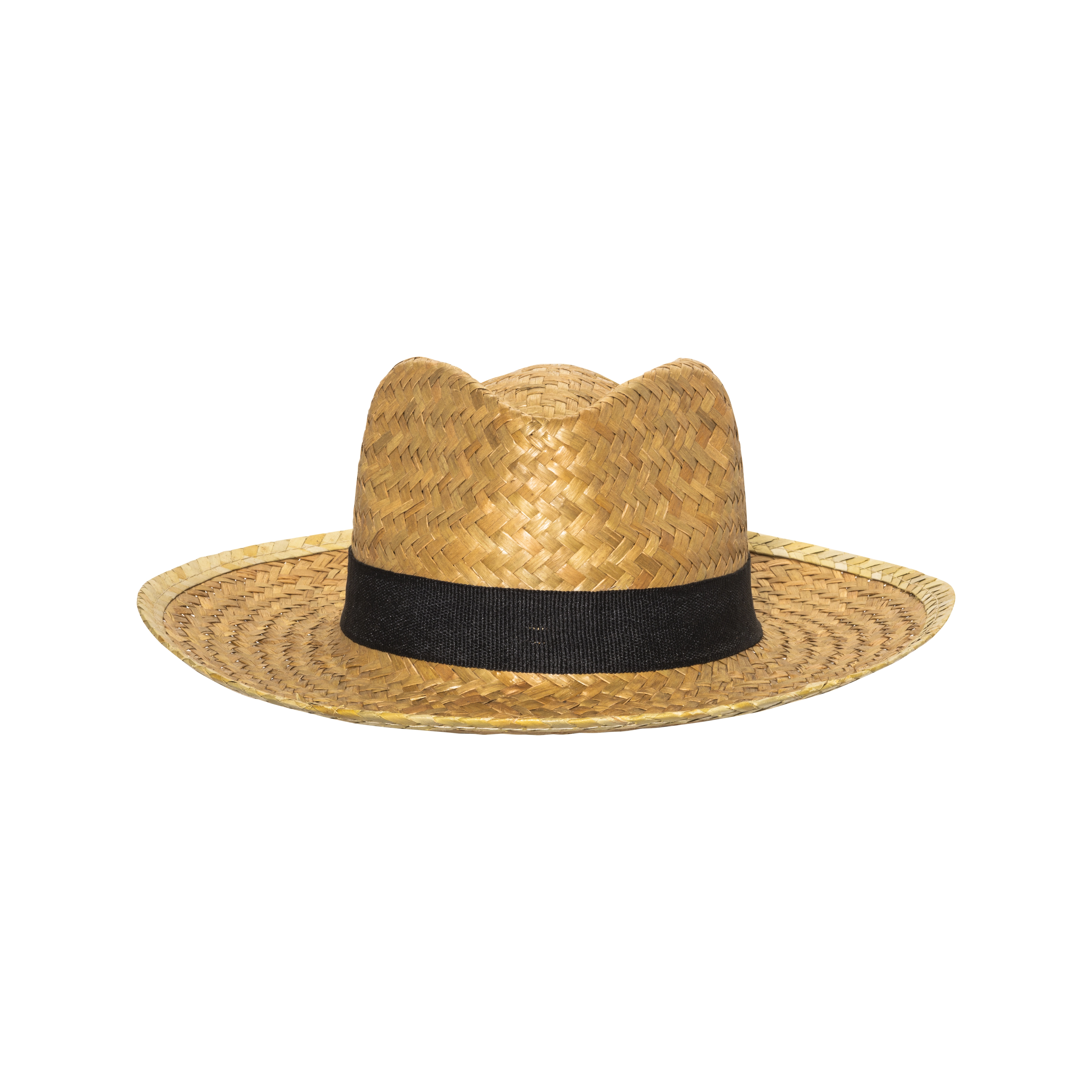 Immagine Cappello in paglia con fascia elastica 3 cm applicabile e personalizzabile