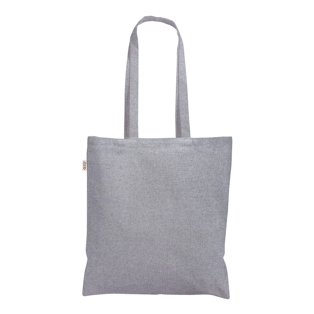 Immagine Shopper in cotone/poliestere riciclato 180 g/m2, manici lunghi