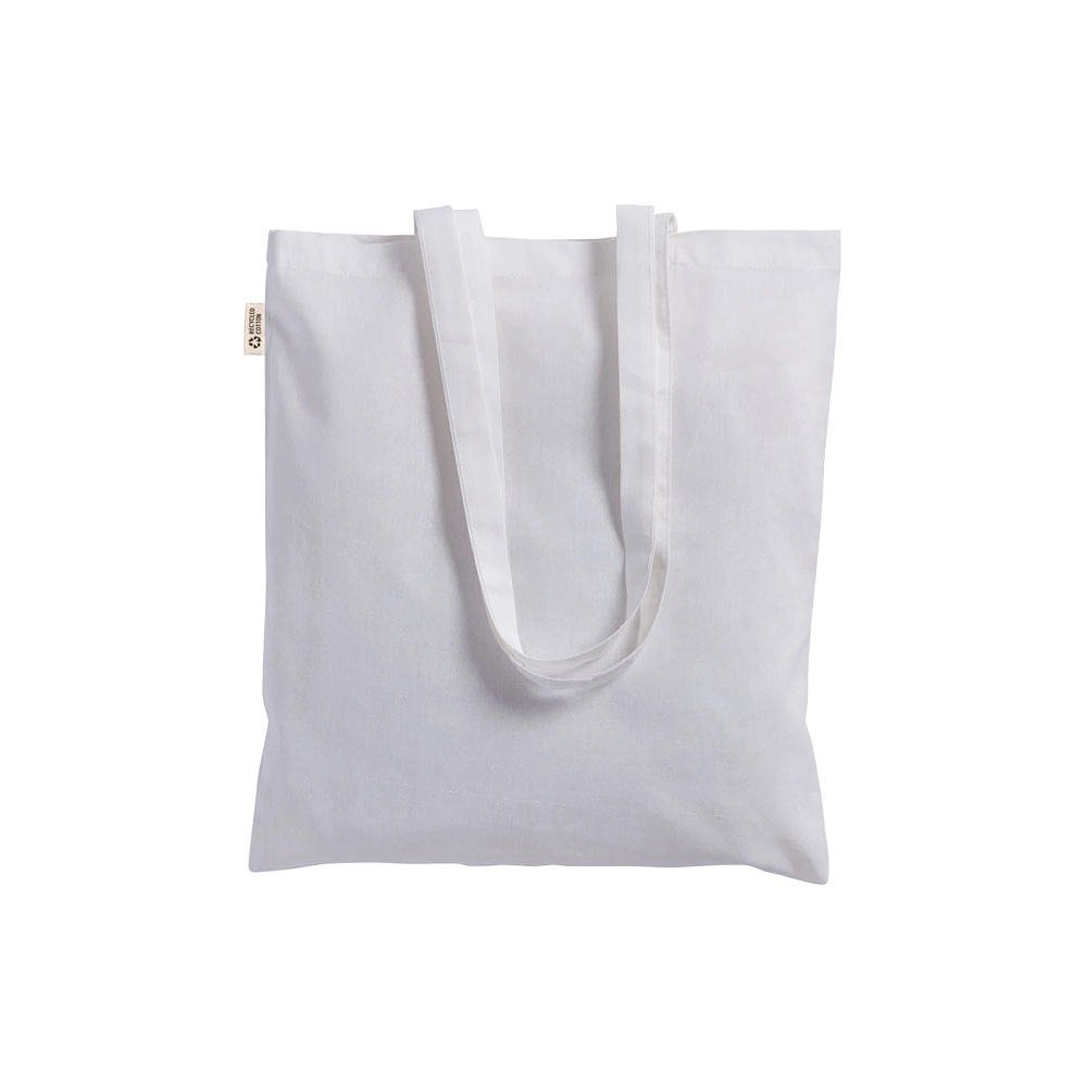Immagine Shopper in cotone/poliestere riciclato 180 g/m2, manici lunghi