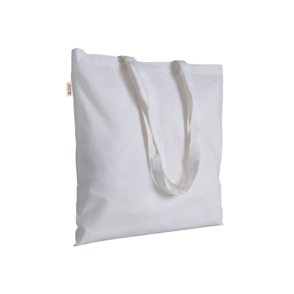 Immagine Shopper in cotone/poliestere riciclato 180 g/m2, manici lunghi