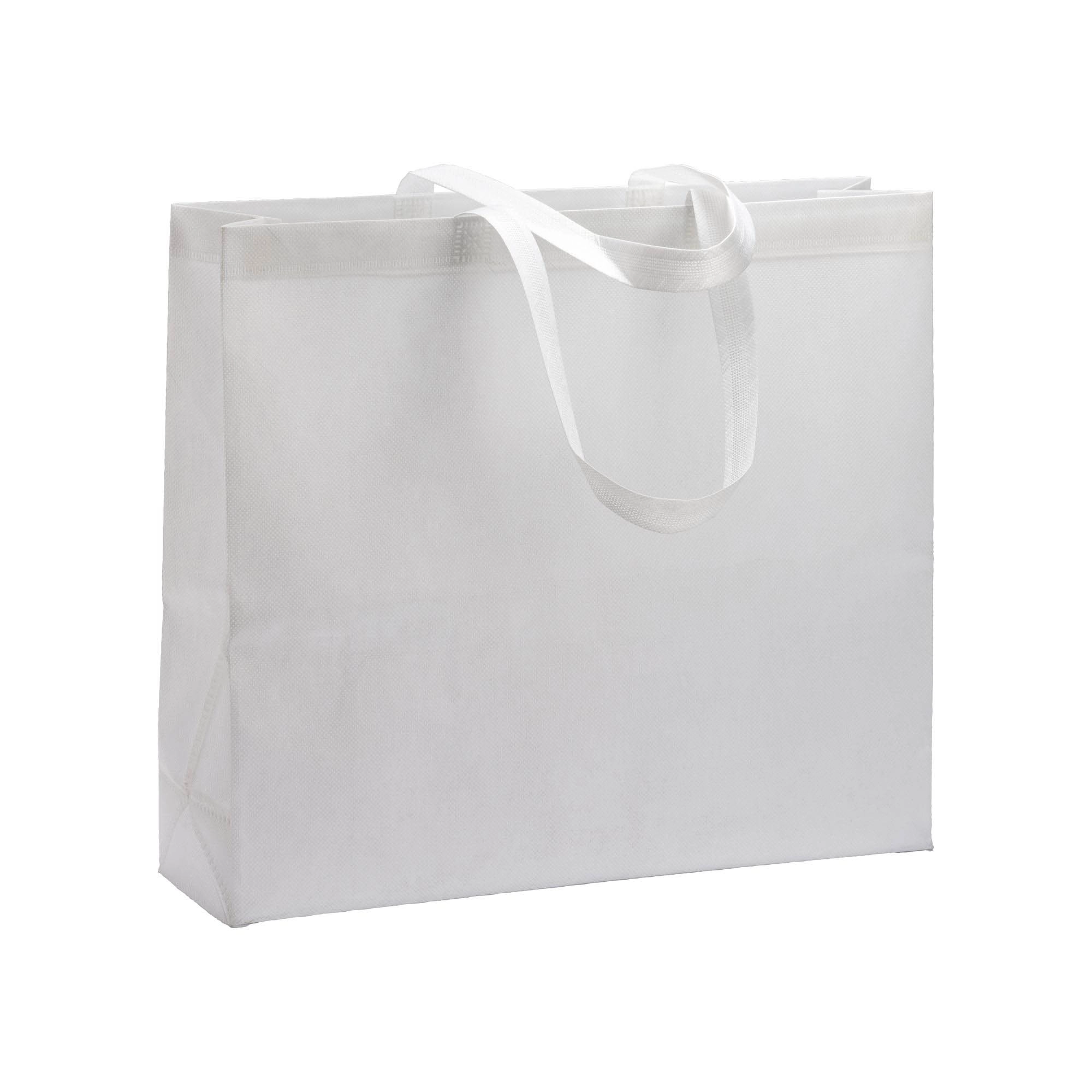 Immagine Shopper termosaldata in R-pet 80 g/ m2 con soffietto