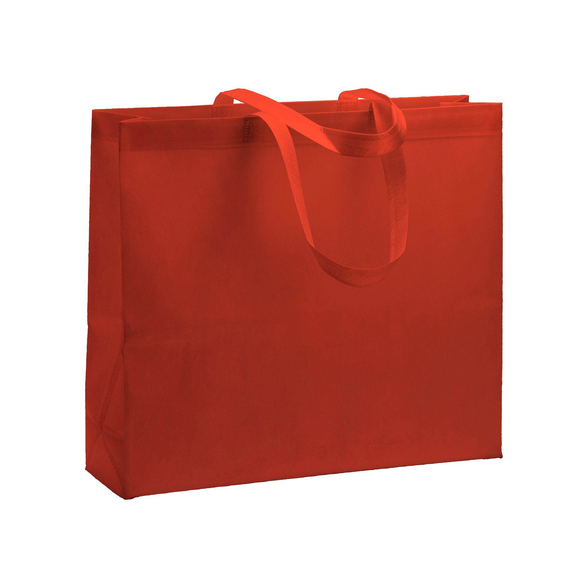 Immagine Shopper termosaldata in R-pet 80 g/ m2 con soffietto