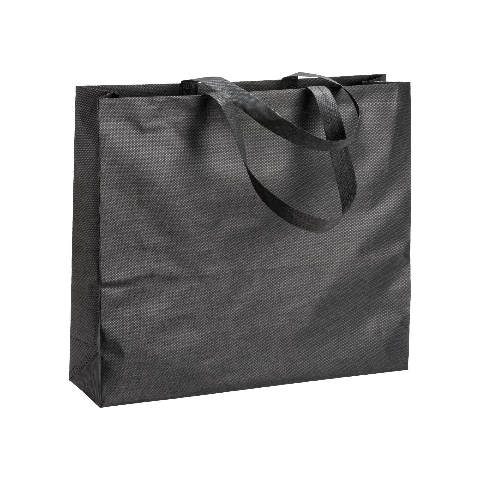 Immagine Shopper termosaldata in R-pet 80 g/ m2 con soffietto