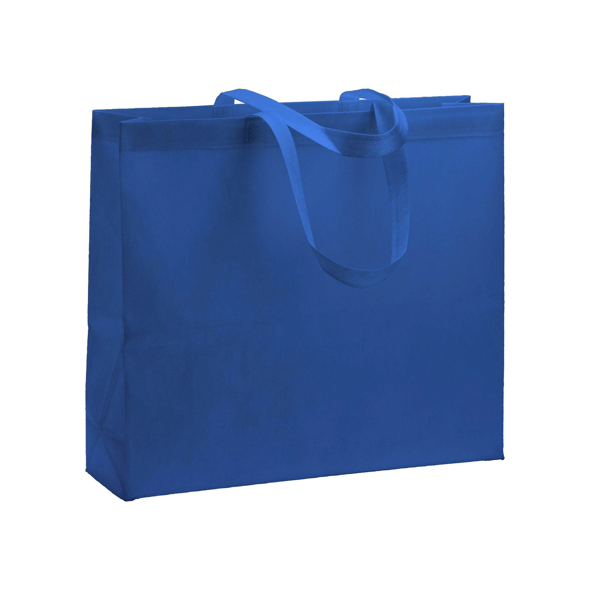 Immagine Shopper termosaldata in R-pet 80 g/ m2 con soffietto