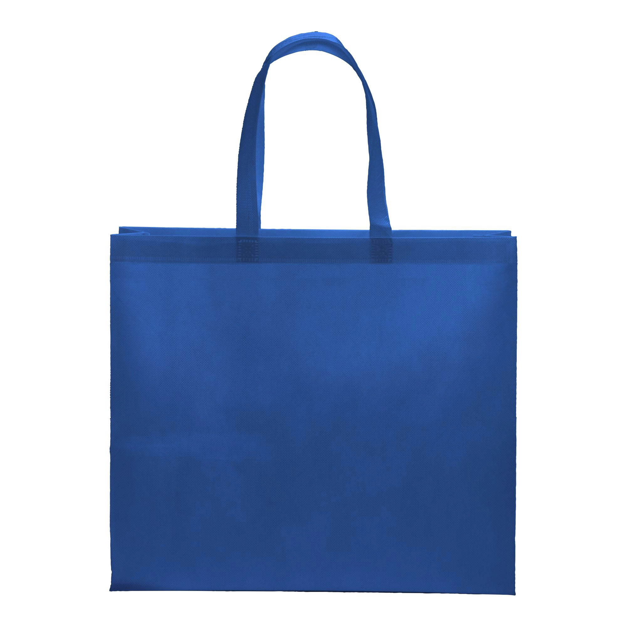Immagine Shopper termosaldata in R-pet 80 g/ m2 con soffietto
