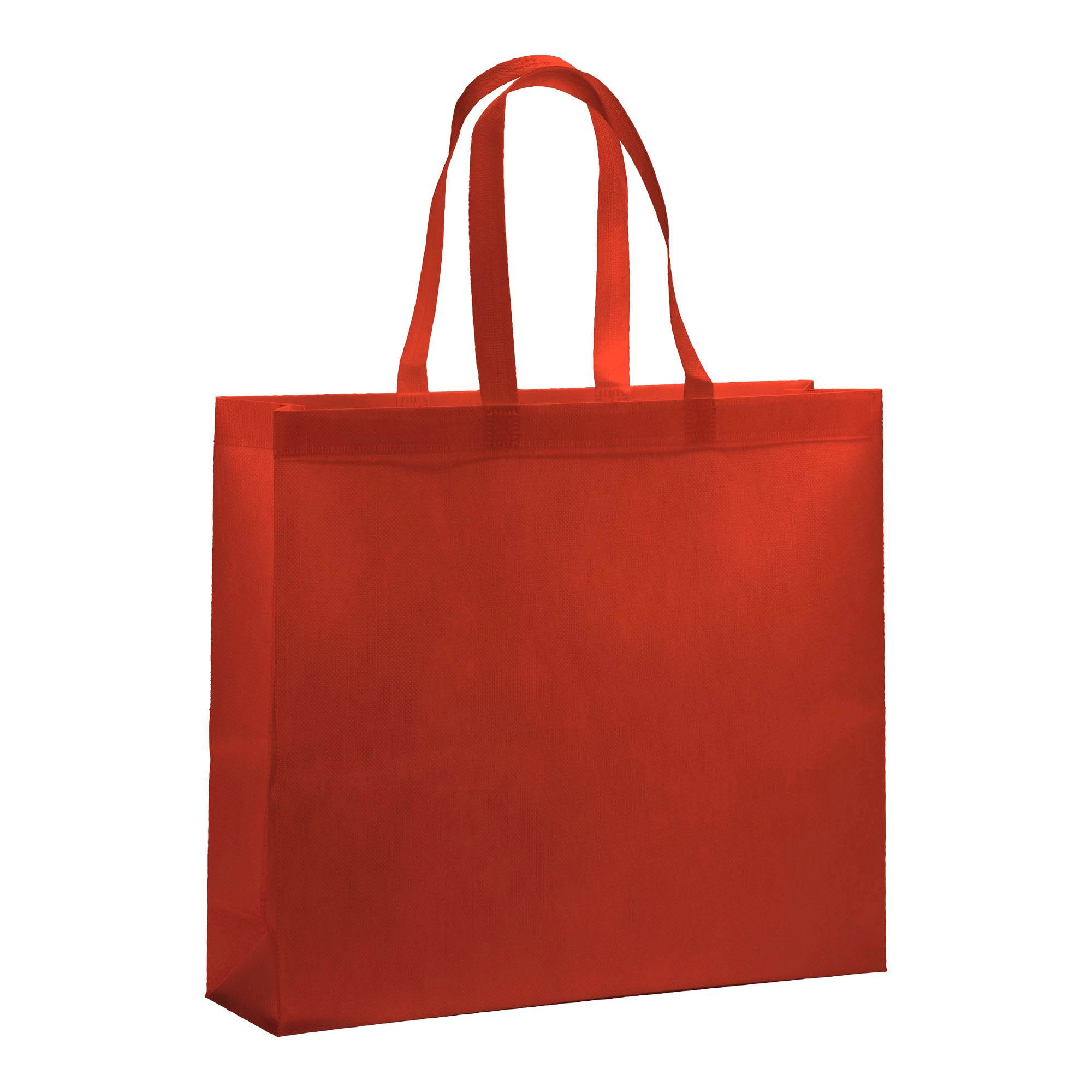 Immagine Shopper termosaldata in R-pet 80 g/ m2 con soffietto