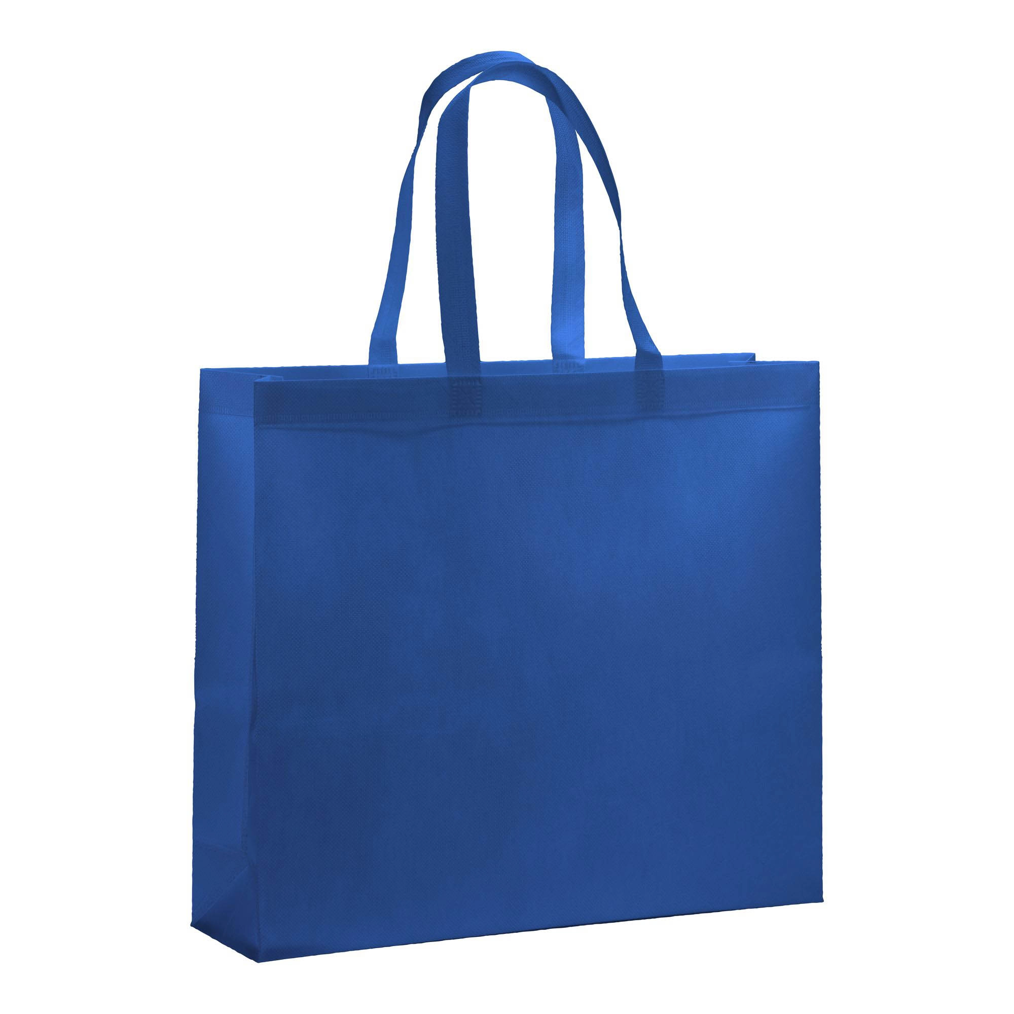 Immagine Shopper termosaldata in R-pet 80 g/ m2 con soffietto