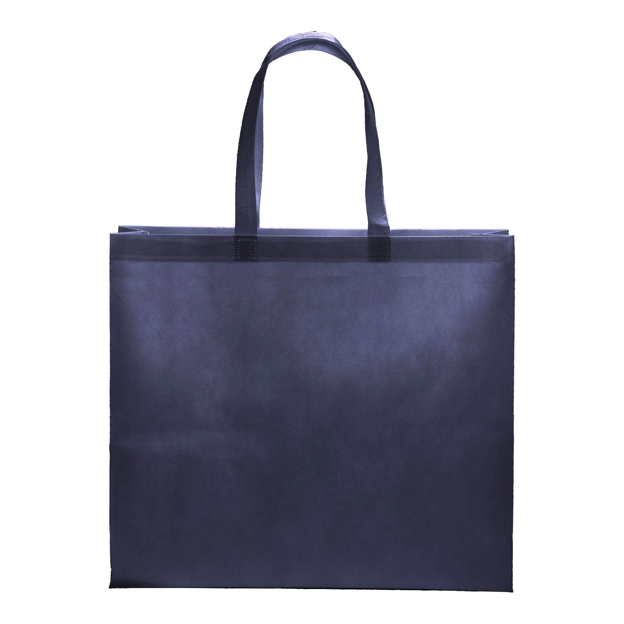 Immagine Shopper termosaldata in R-pet 80 g/ m2 con soffietto