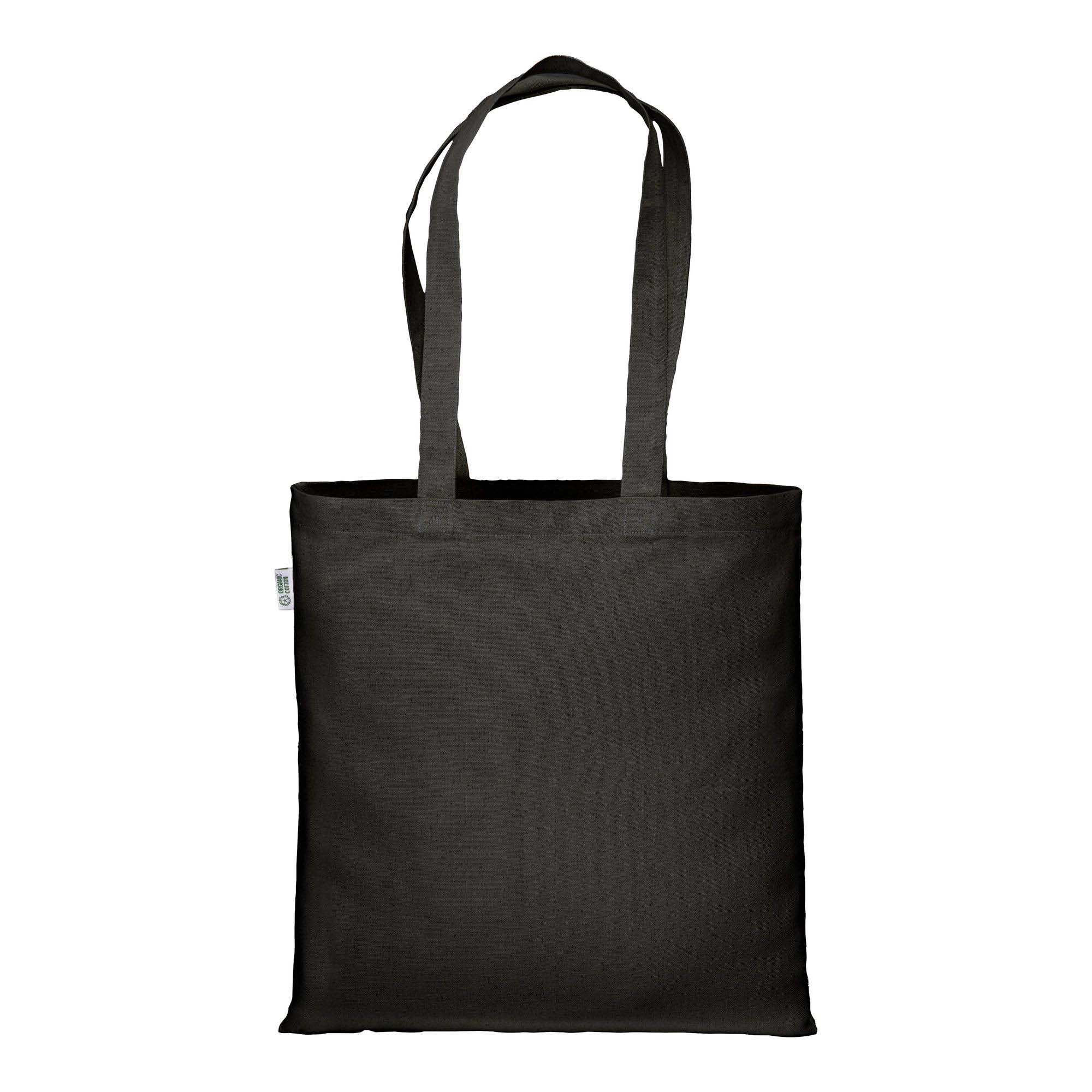 Immagine Shopper in cotone biologico 220 g/m2, manici lunghi