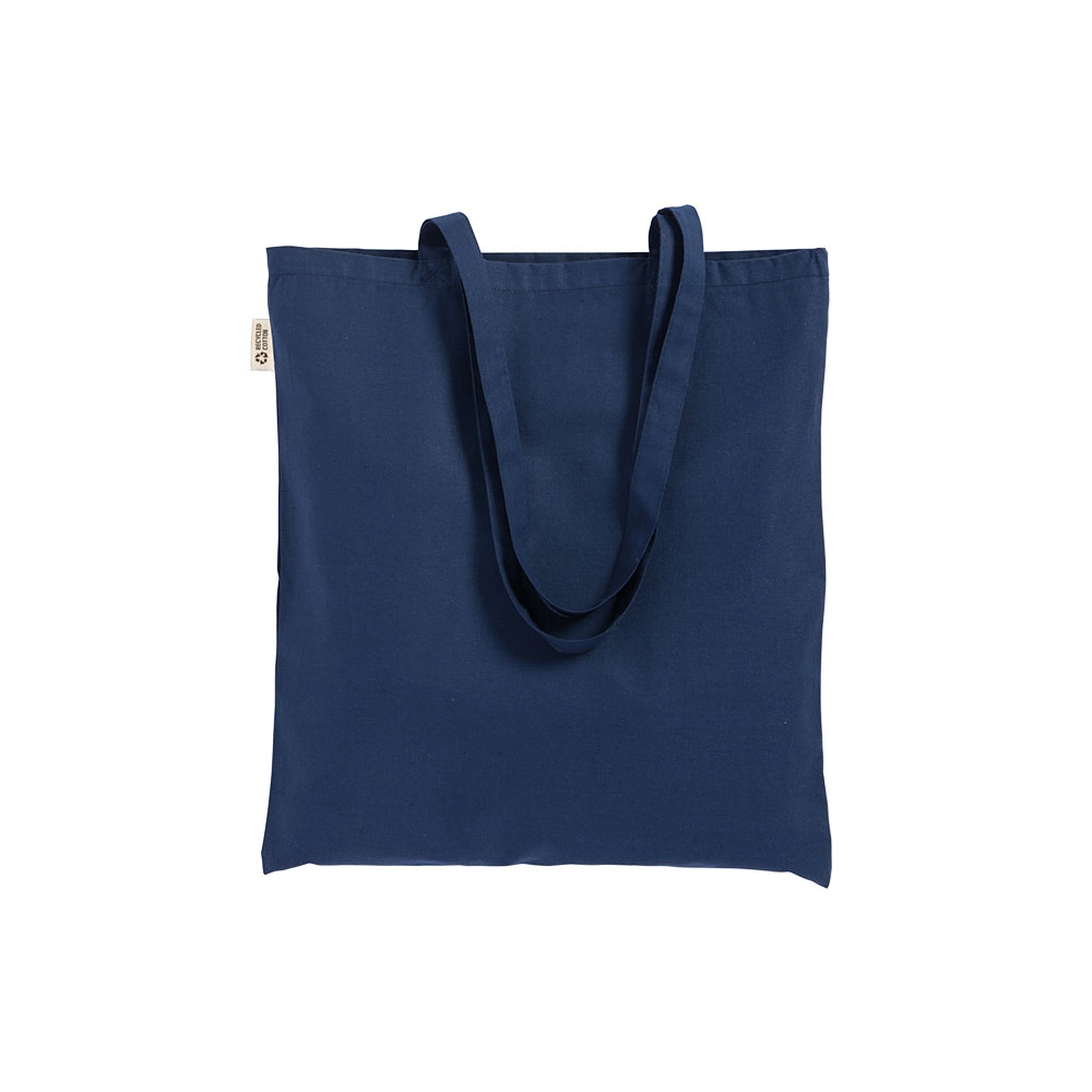 Immagine Borsa shopper in cotone riciclato 120 g/m2, manici lunghi