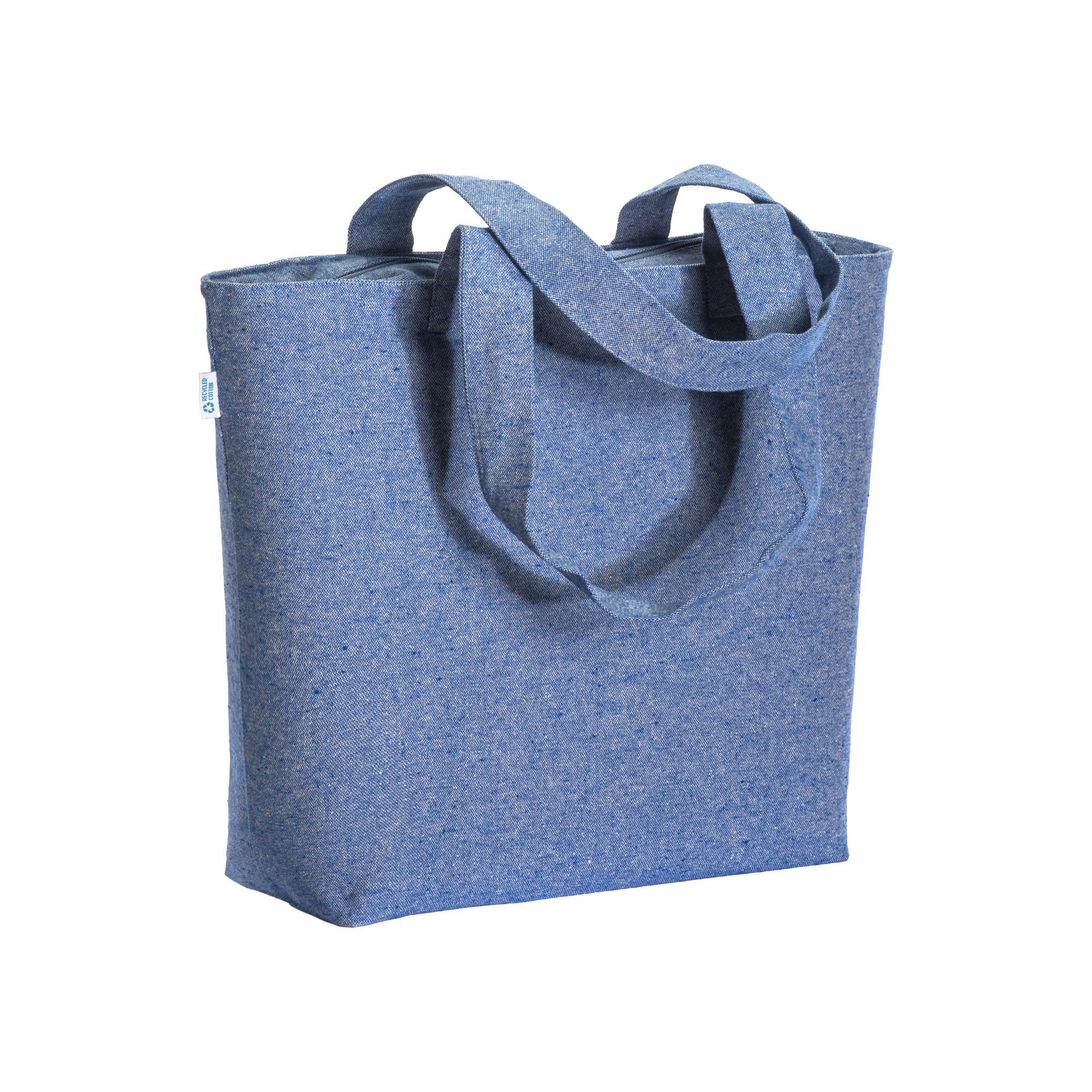 Immagine Shopper con soffietto in cotone riciclato 280 g/m2