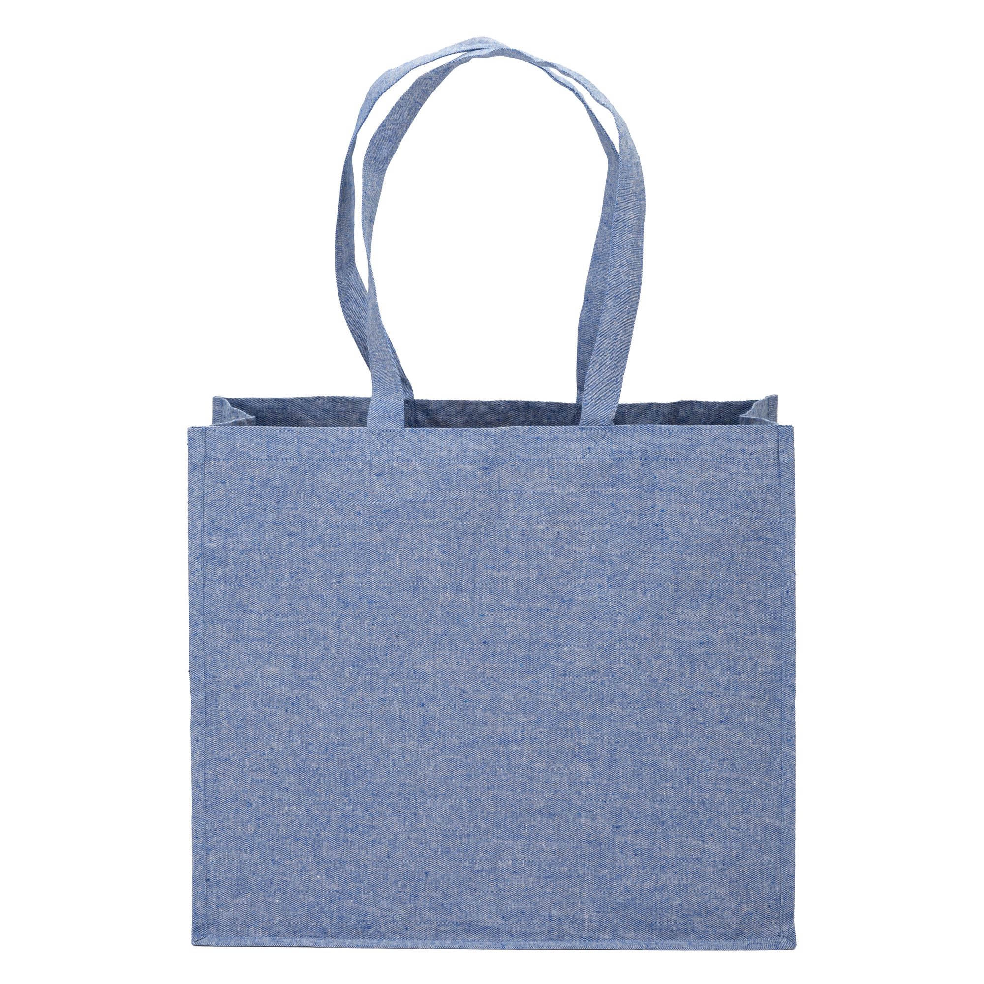 Immagine Shopper in cotone riciclato 120 g/m2 con interno laminato in PP