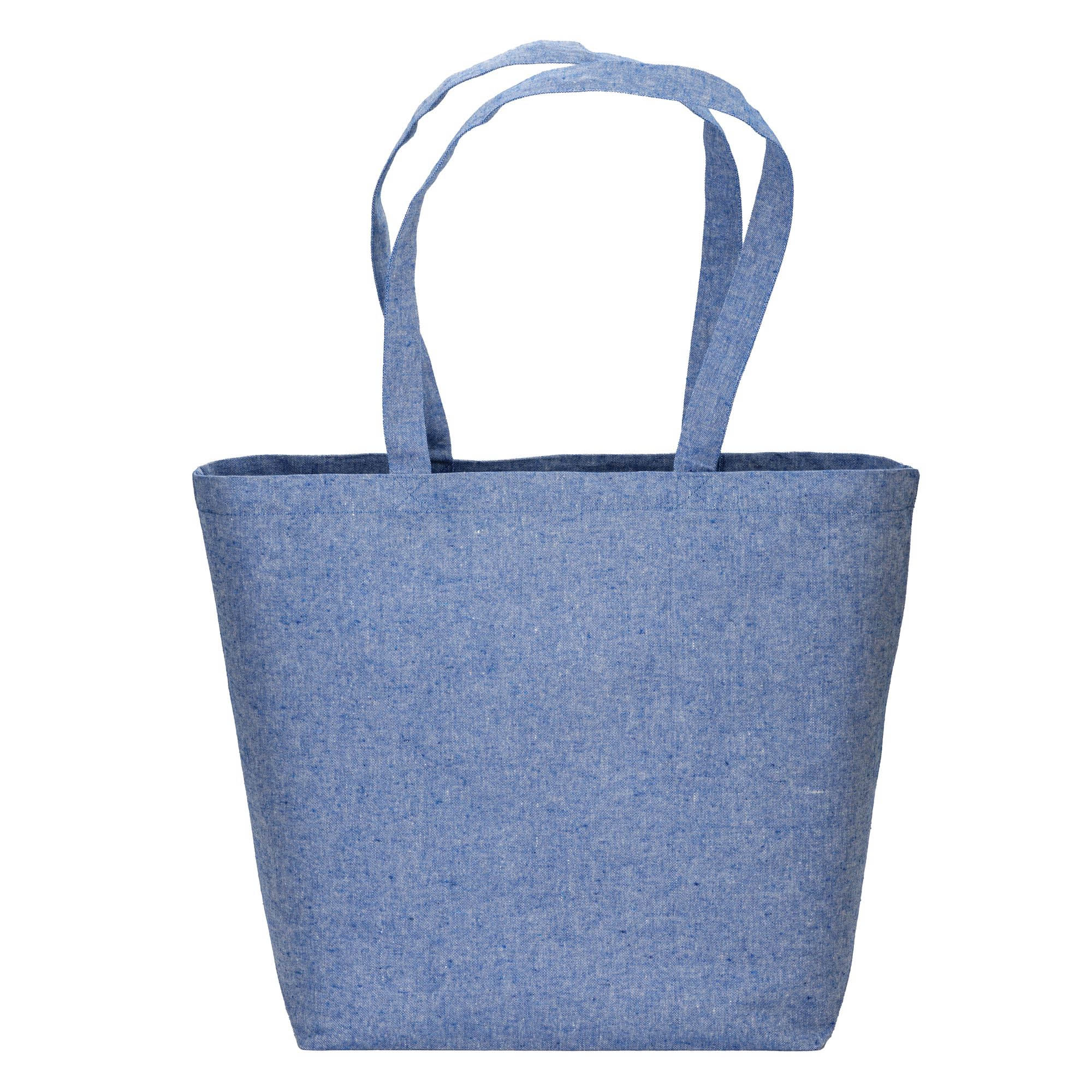 Immagine Shopper in cotone riciclato 120 g/m2 con interno laminato in PP