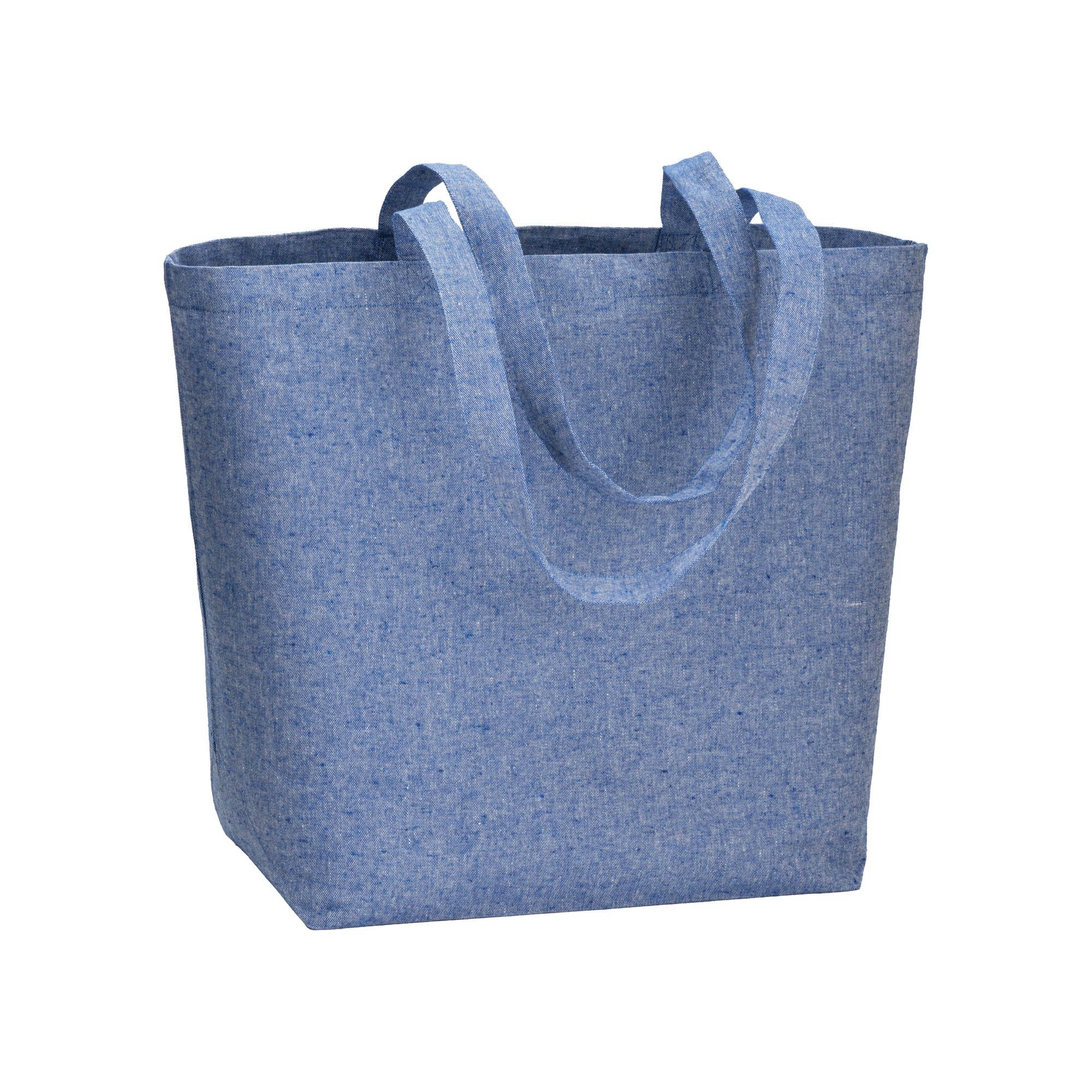 Immagine Shopper in cotone riciclato 120 g/m2 con interno laminato in PP