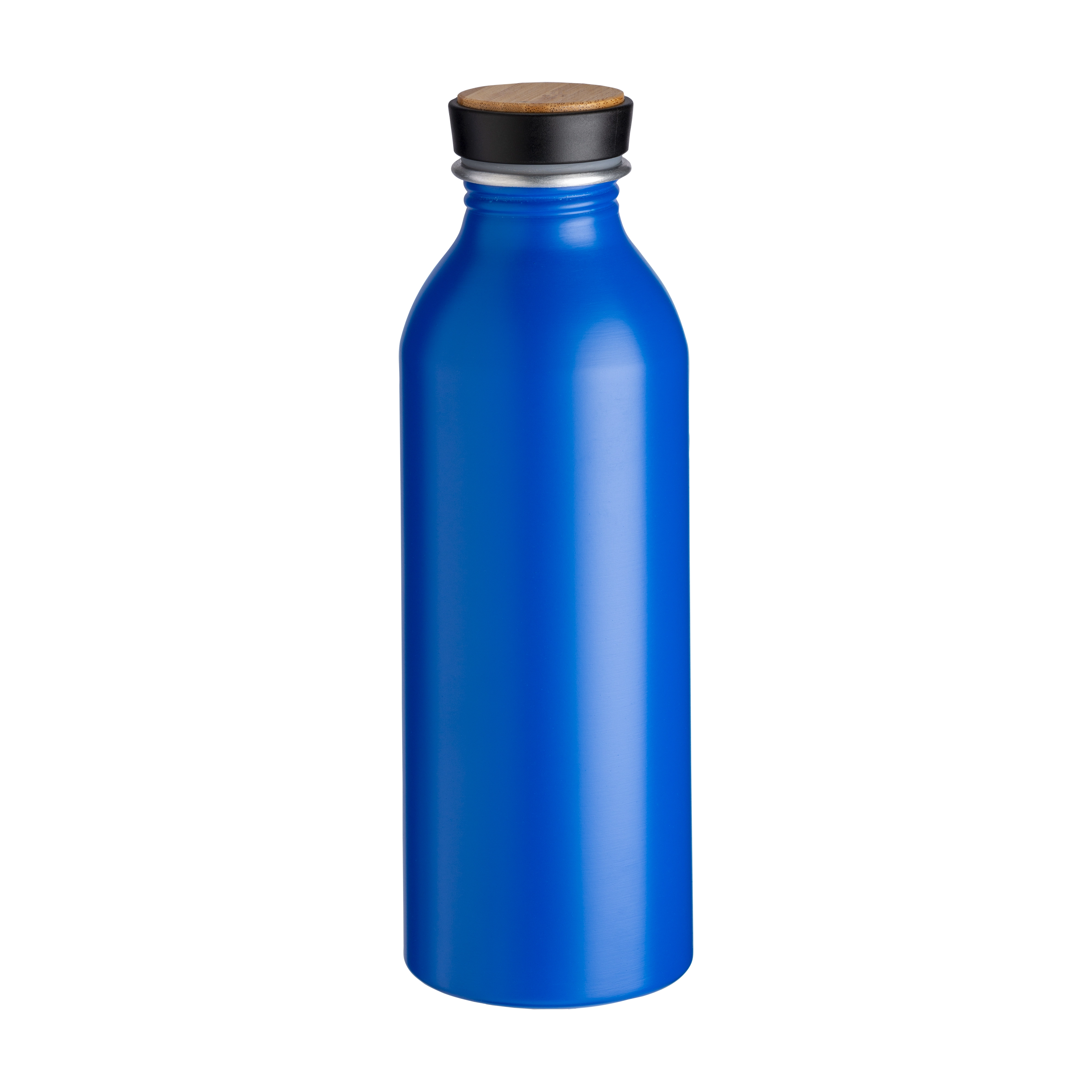 Immagine Borraccia in alluminio con tappo con inserto in bambù, 500 ml