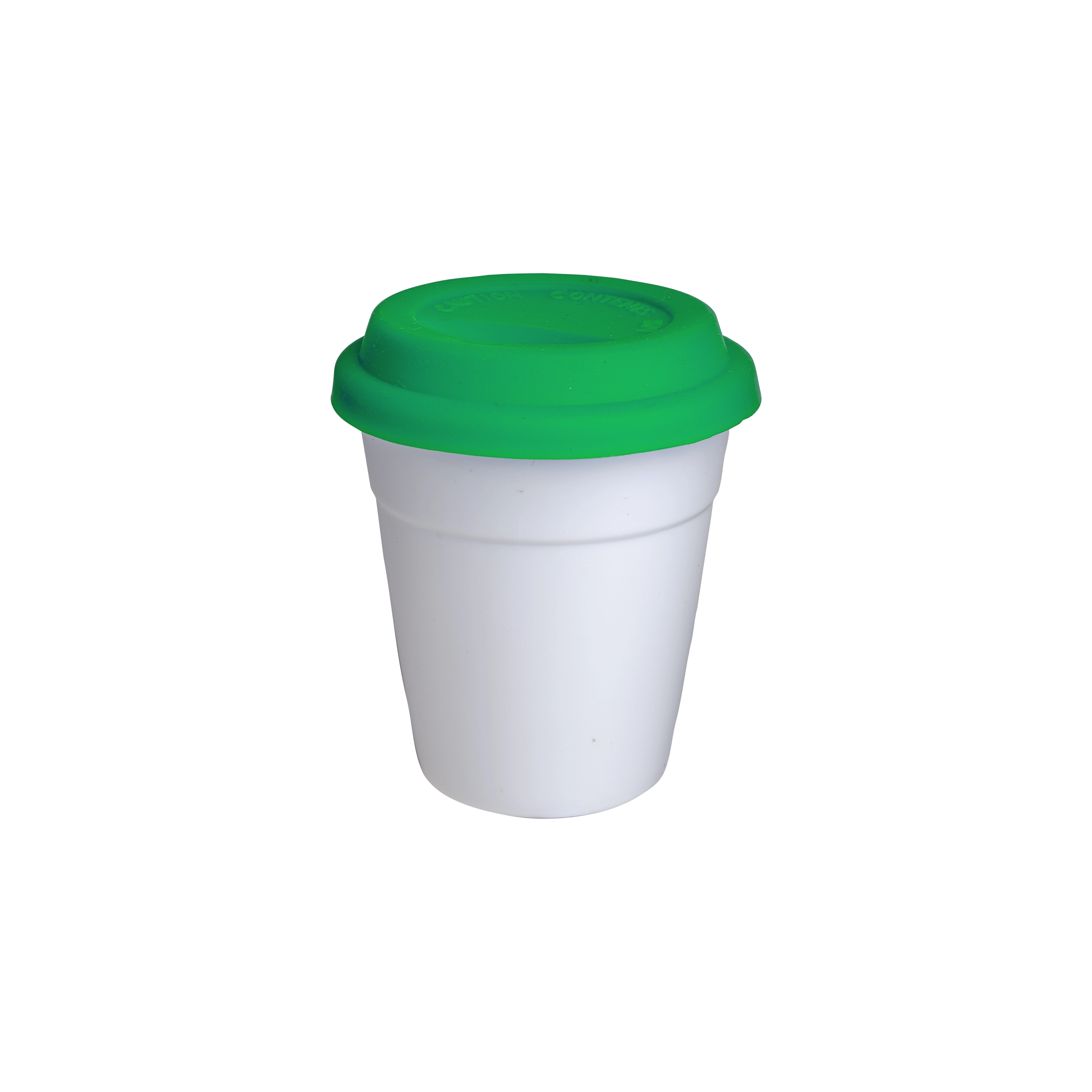Immagine Tazzina riutilizzabile in PP con tappo in silicone