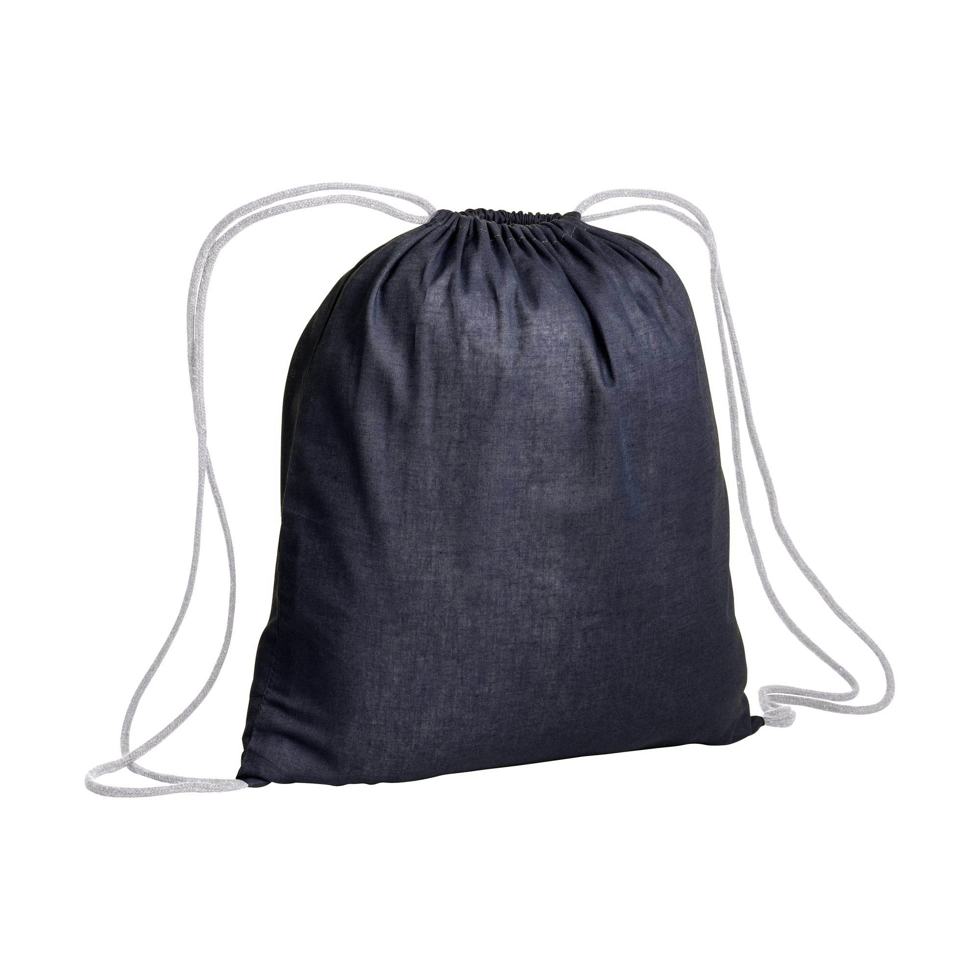 Immagine Zainetto in cotone da 120 g/m2, con chiusura a strozzo. È certificato OEKO-TEX®.