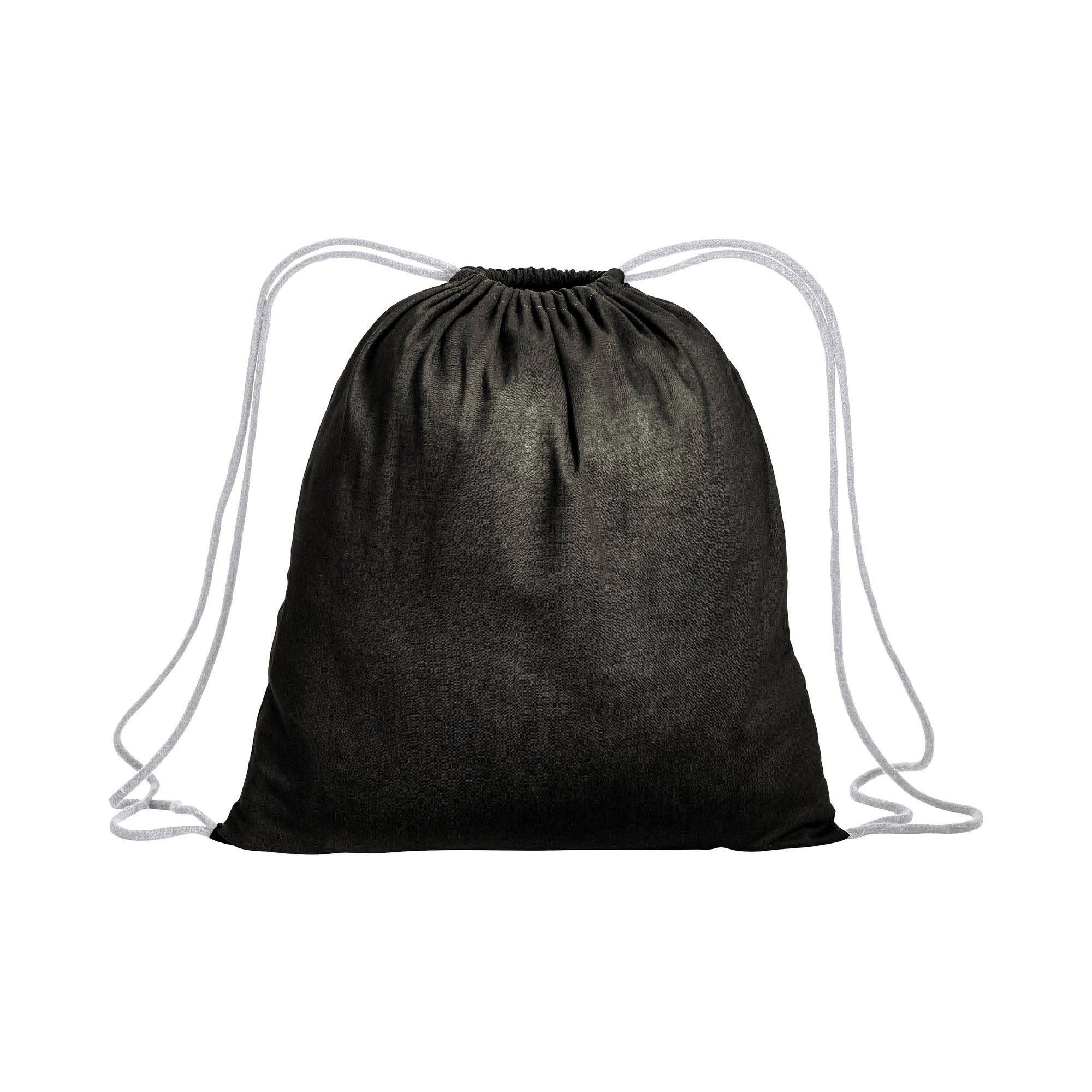 Immagine Zainetto in cotone da 120 g/m2, con chiusura a strozzo. È certificato OEKO-TEX®.