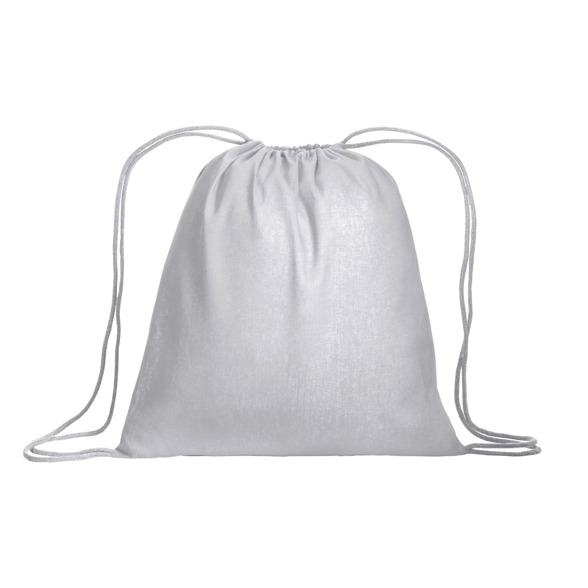 Immagine Zainetto in cotone da 120 g/m2, con chiusura a strozzo. È certificato OEKO-TEX®.