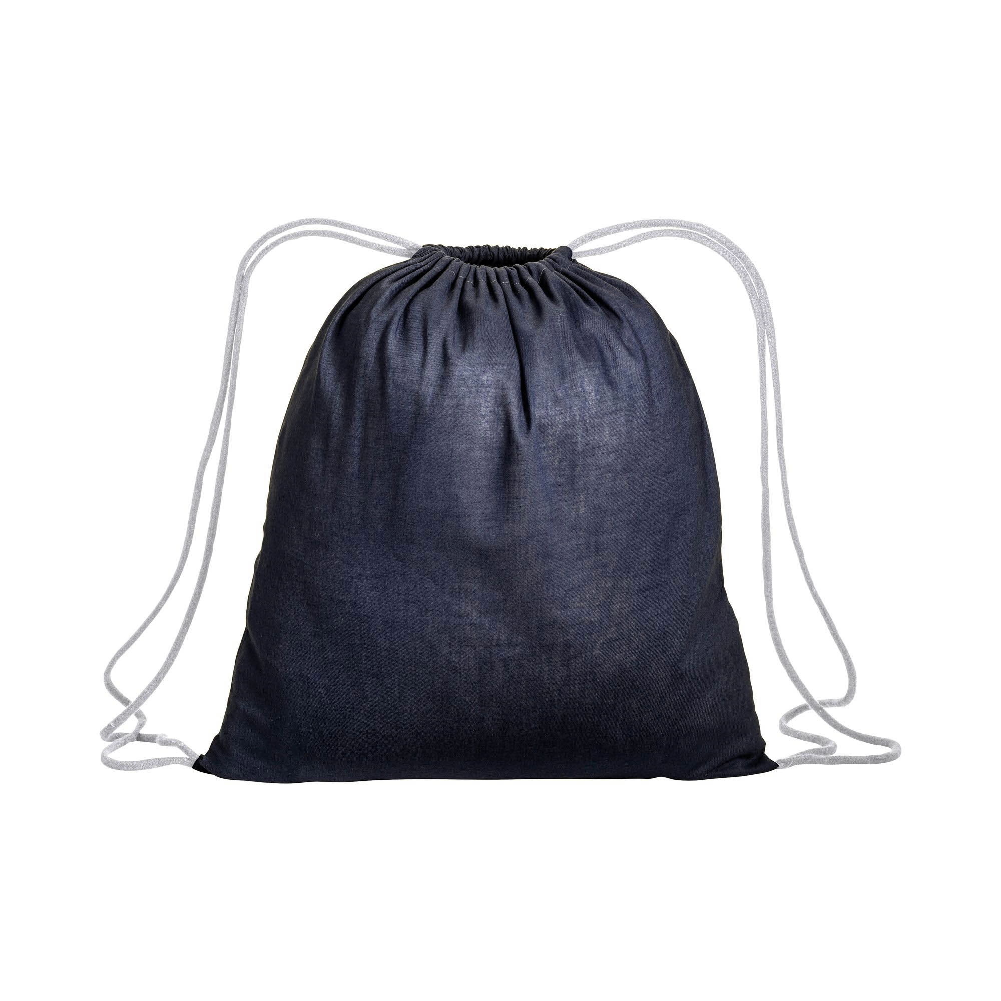 Immagine Zainetto in cotone da 120 g/m2, con chiusura a strozzo. È certificato OEKO-TEX®.