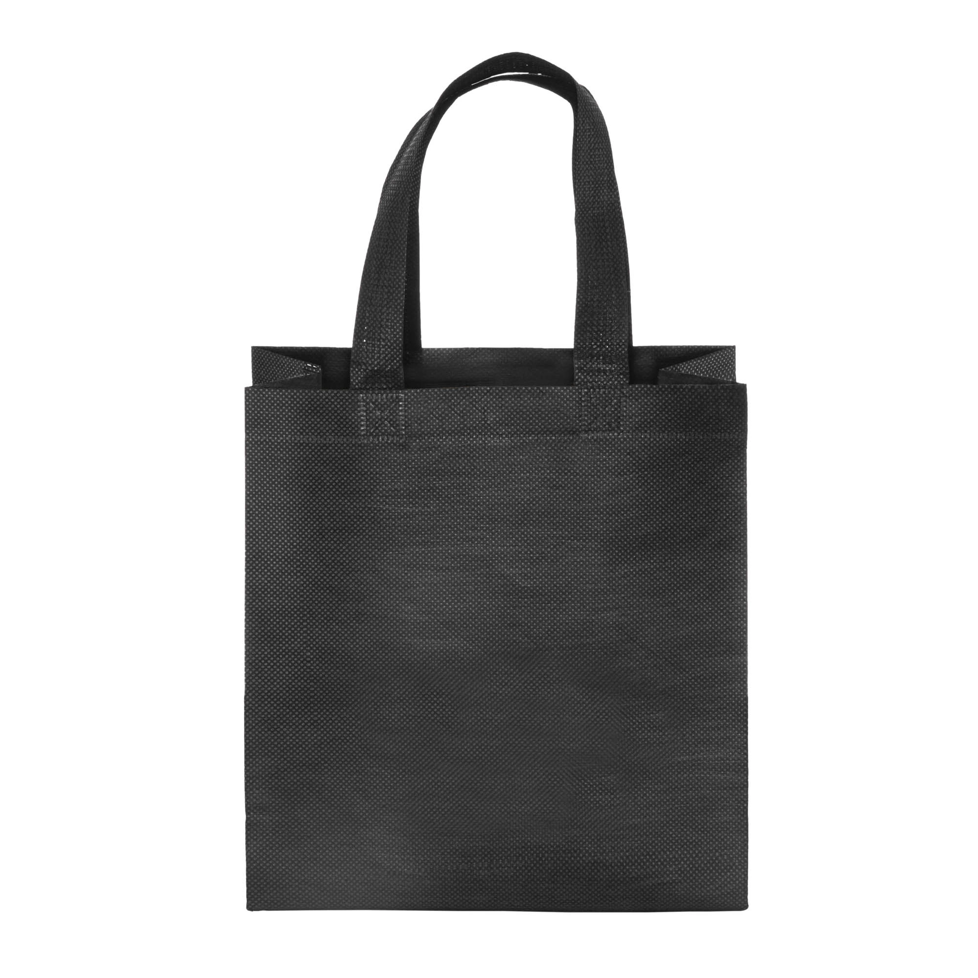 Immagine Borsa shopper in PET riciclato da 80 g/m2 (TNT R-PET) termosaldata
