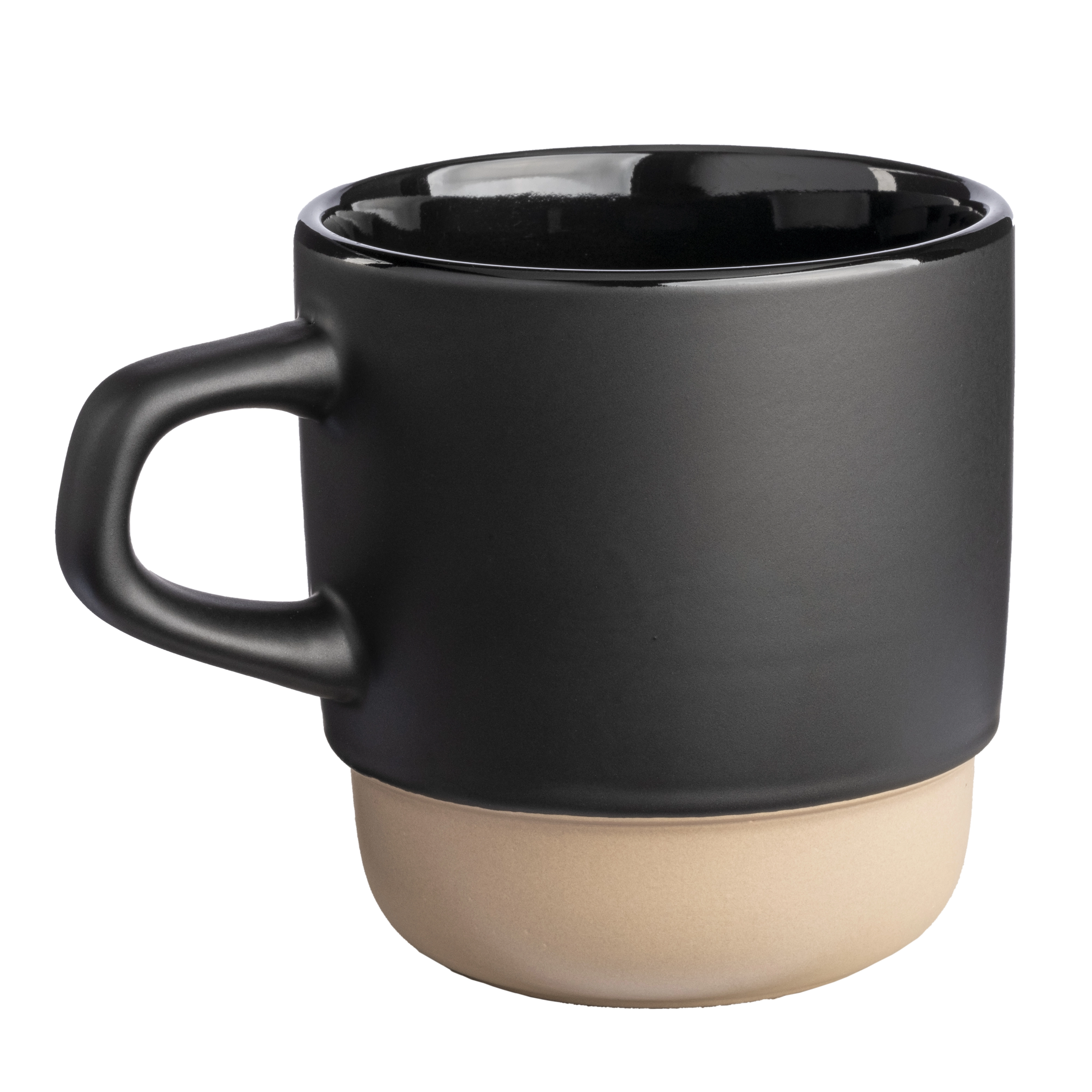 Immagine Tazza in ceramica da 320 ml. Impilabile. Con esterno opaco e interno lucido