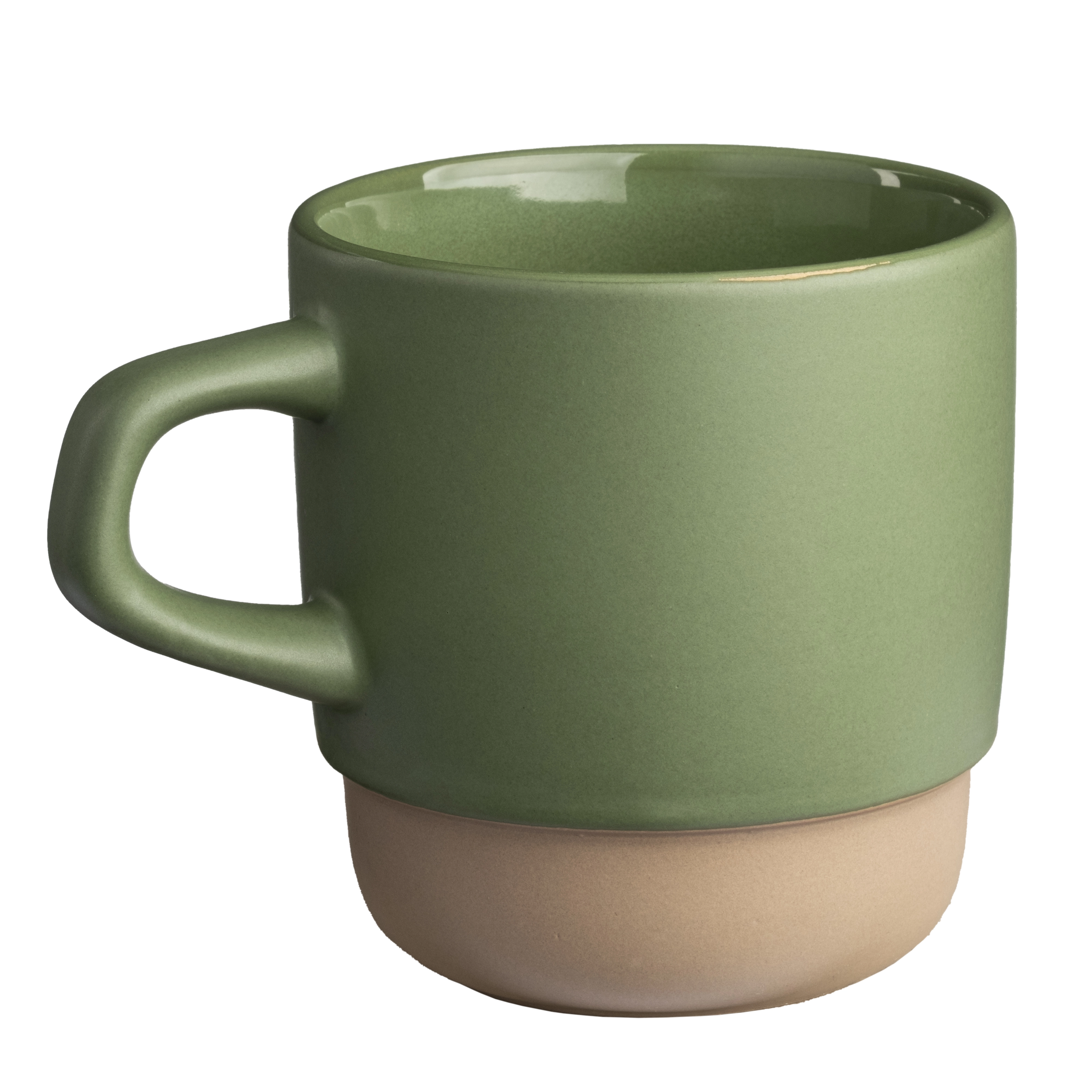 Immagine Tazza in ceramica da 320 ml. Impilabile. Con esterno opaco e interno lucido