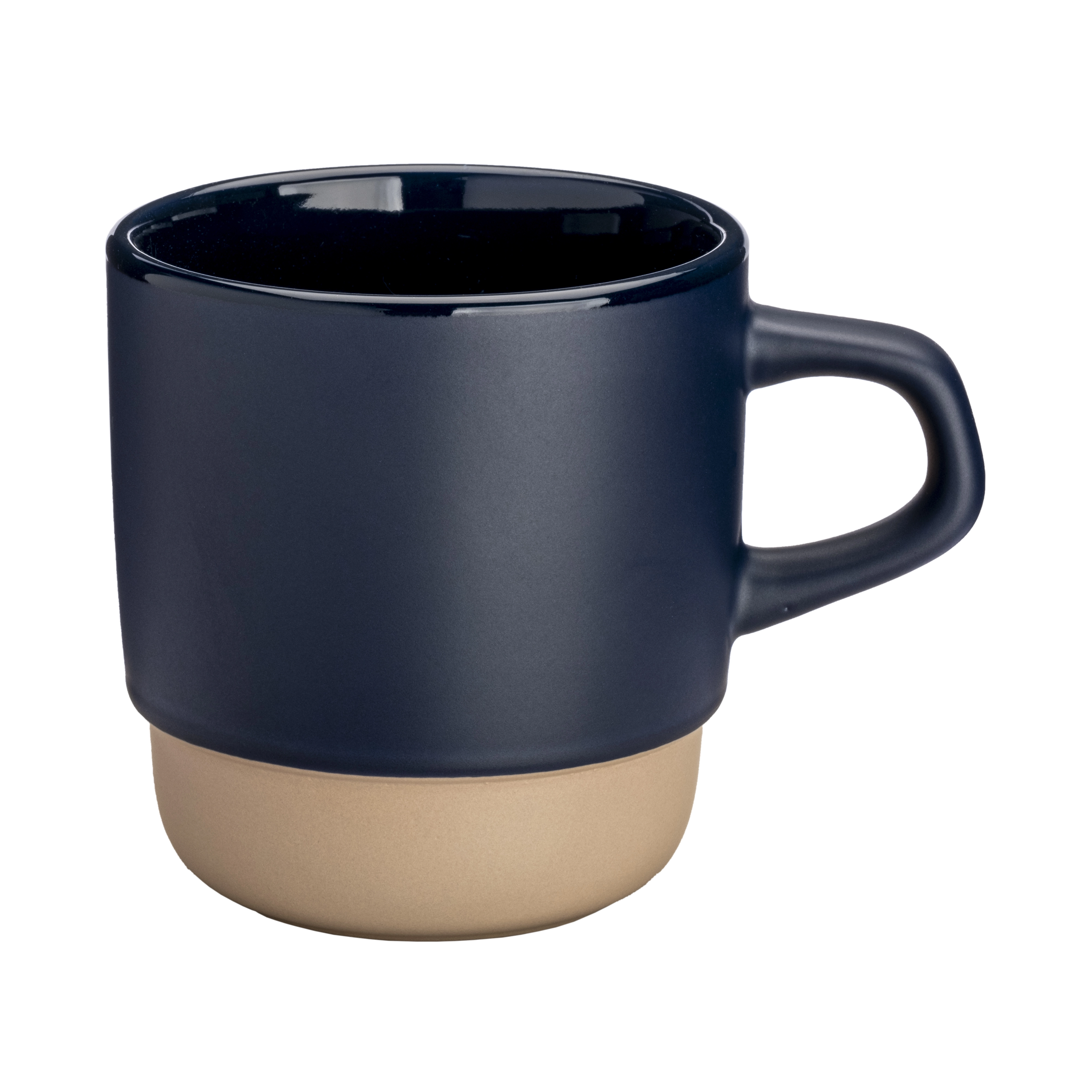 Immagine Tazza in ceramica da 320 ml. Impilabile. Con esterno opaco e interno lucido