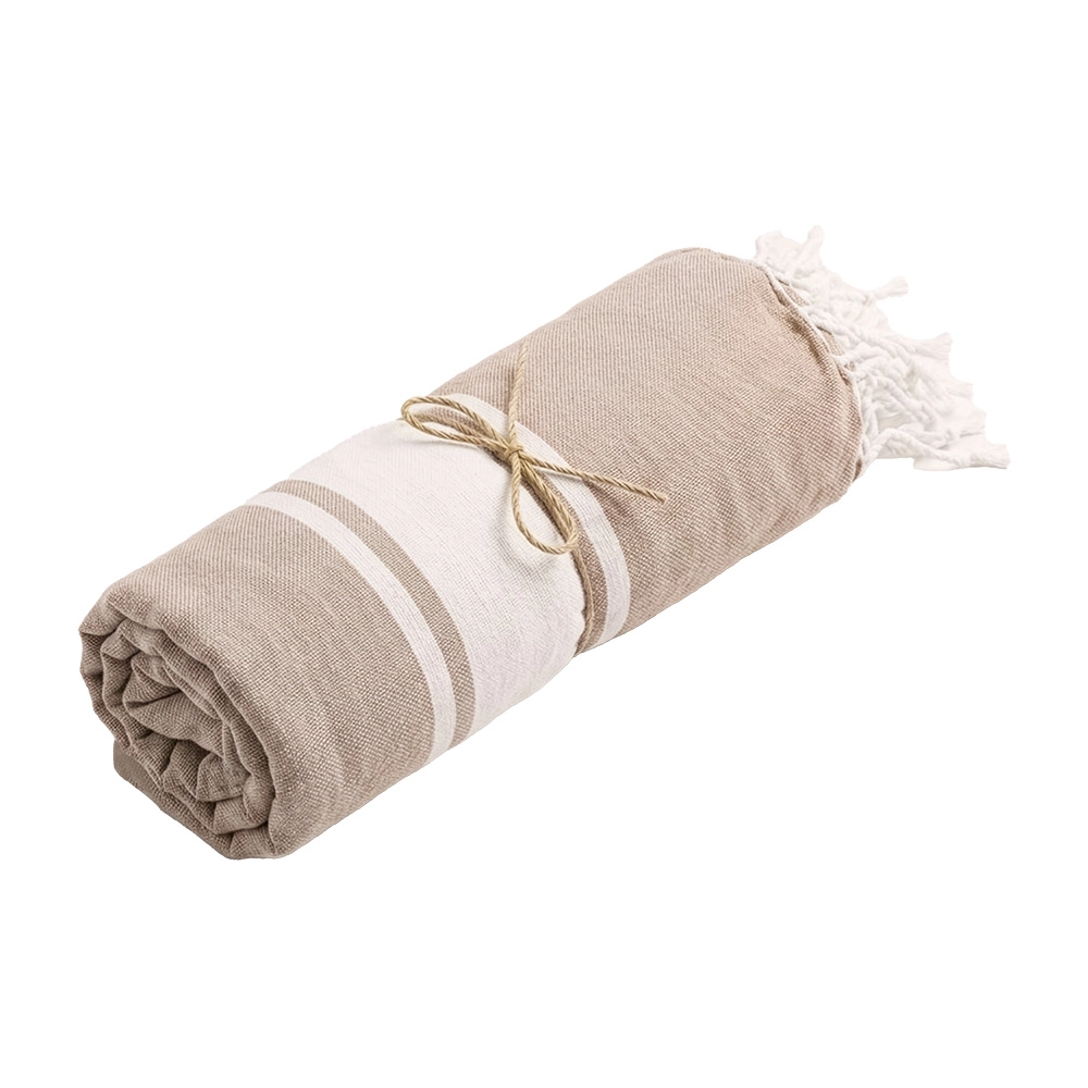 Immagine Telo mare in cotone riciclato da 150 g/m2 certificato GRS