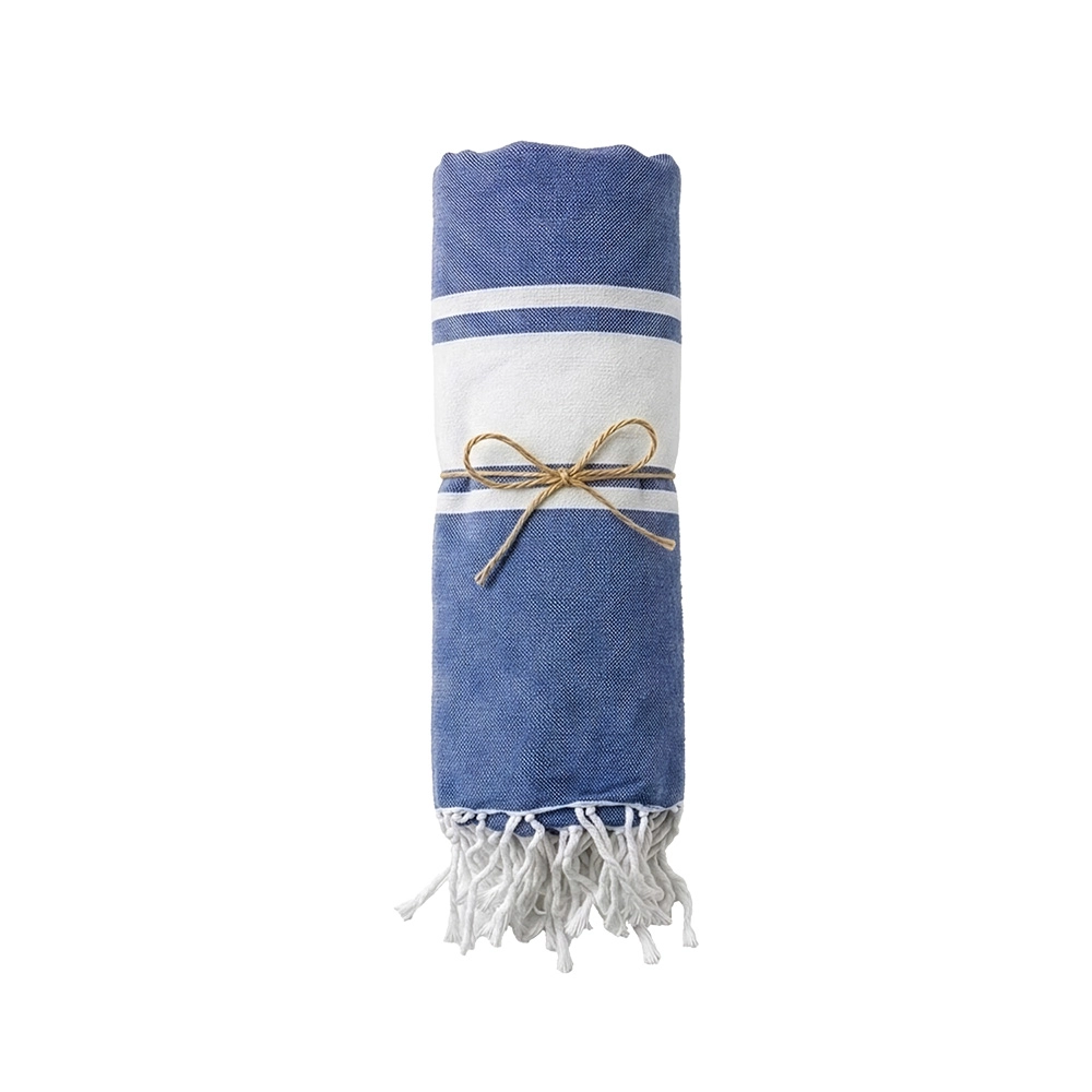 Immagine Telo mare in cotone riciclato da 150 g/m2 certificato GRS