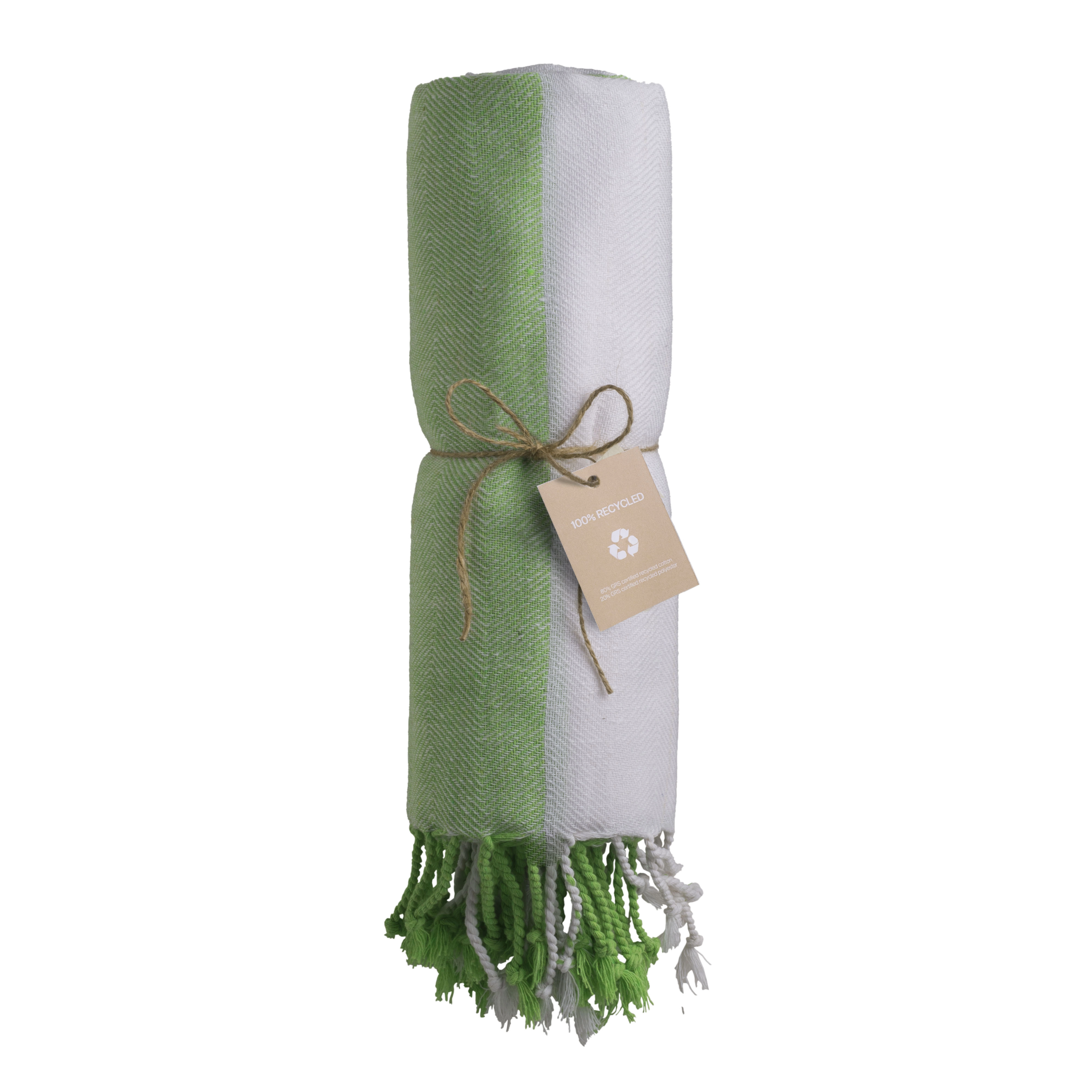 Immagine Telo mare/Fouta in cotone riciclato 180 g/m2 certificato GRS